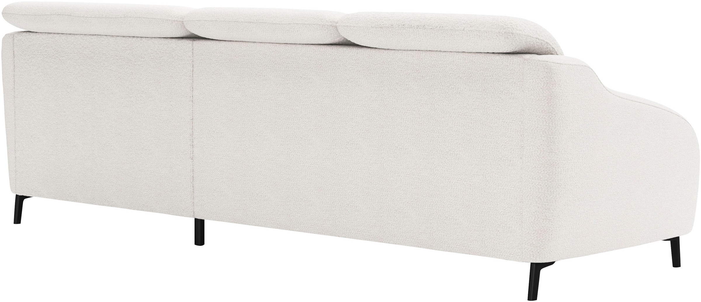 Ecksofa SIT & MORE "Blues L-Form", weiß, B:271cm H:93cm T:191cm, 100% Polyester, Sofas, Ecksofa, wahlweise mit Klapptisch und USB 9