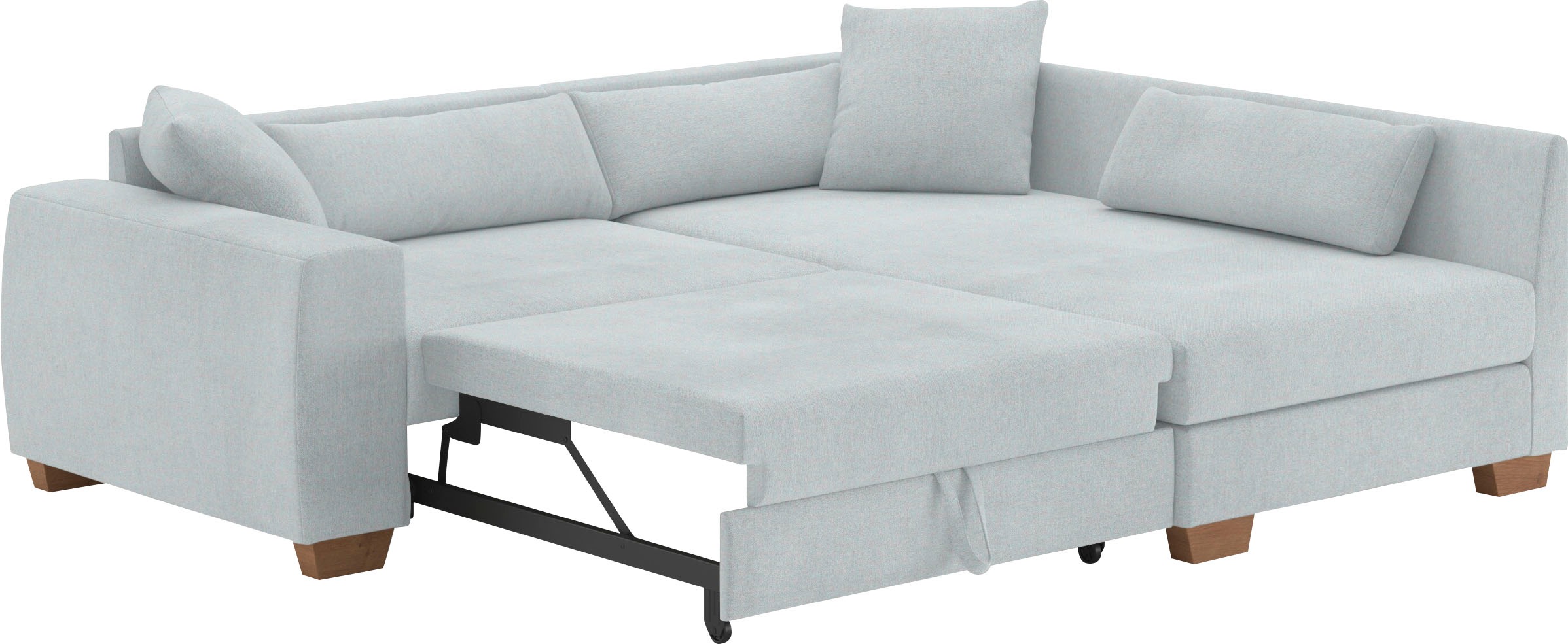 Thumbnail - Mr. Couch Ecksofa "Hilla L-Form" Mit Federkern, wahlweise mit Bettfunktion und Taschenfederkern