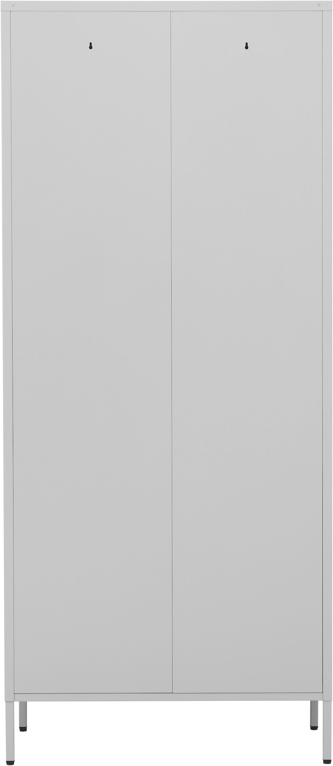 OTTO home Drehtürenschrank »Kleiderschrank Schrank Metallschrank Mehrzweckschrank Siena Spind« in 4 Farben aus Metall,  in der Höhe verstellbar, abschließbar Topseller Otto´s Choice