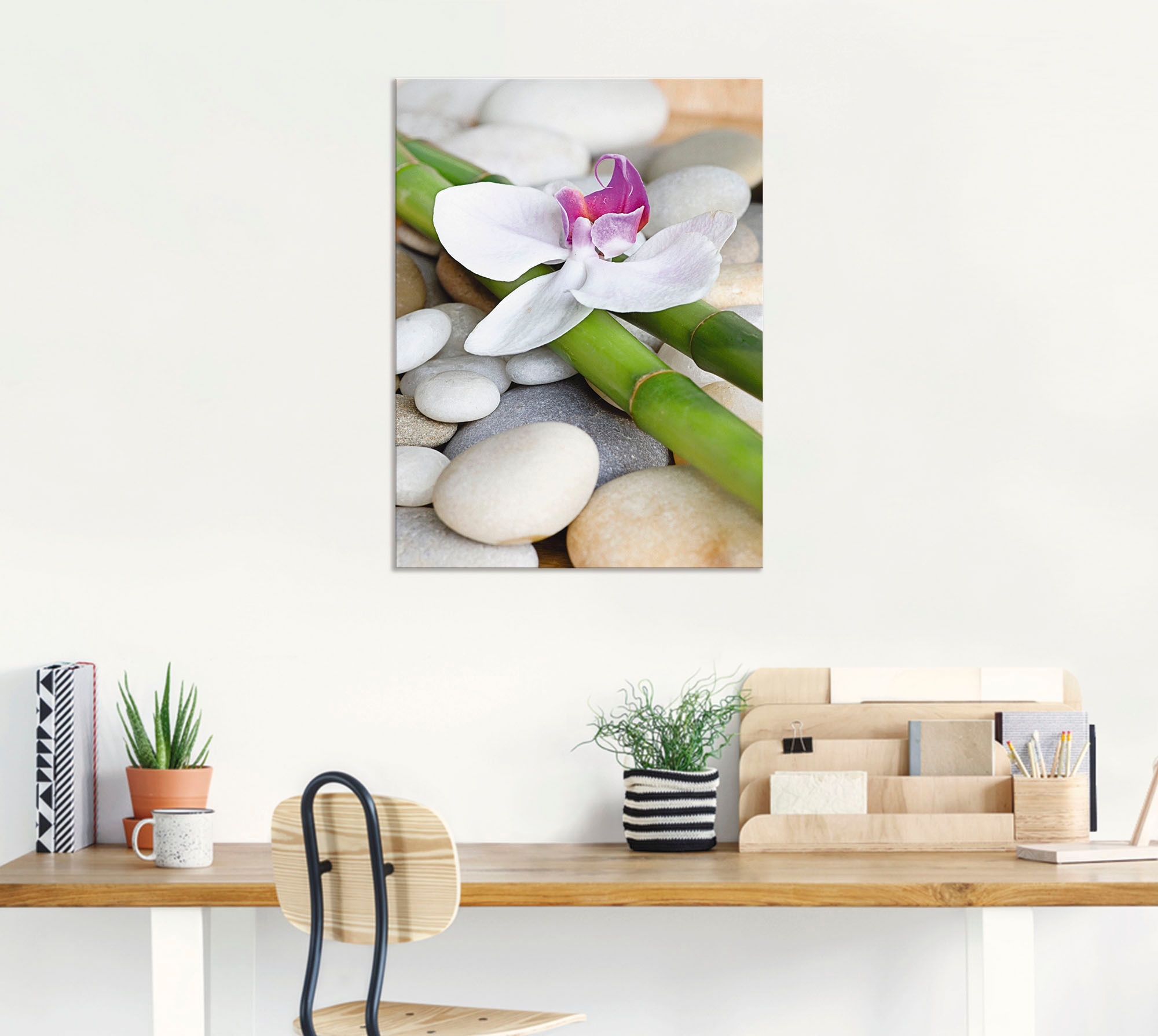 Artland Wandbild »Zen Orchidee«, Zen, (1 St.), als Alubild, Outdoorbild, Leinwandbild, Wandaufkleber, versch. Größen