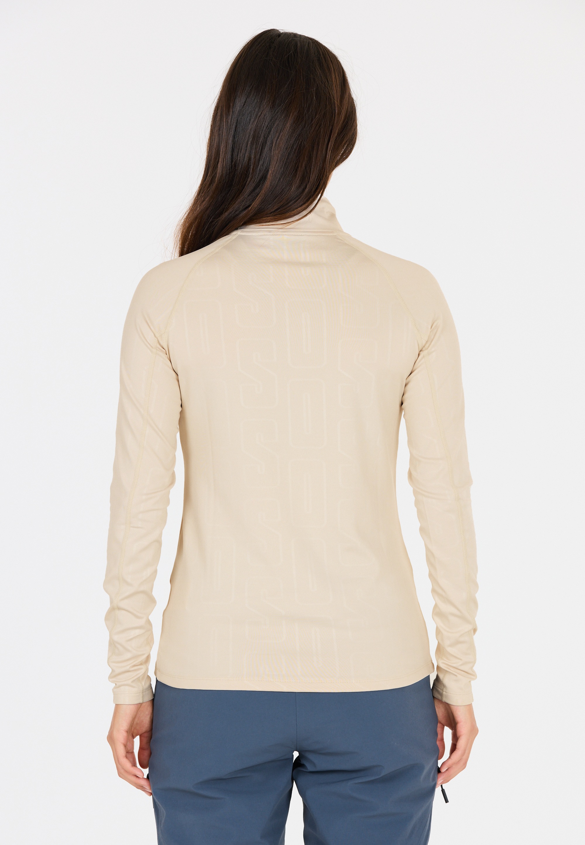 SOS Langarmshirt »Jasna«, mit bequemem Kragen und diskretem Logodesign