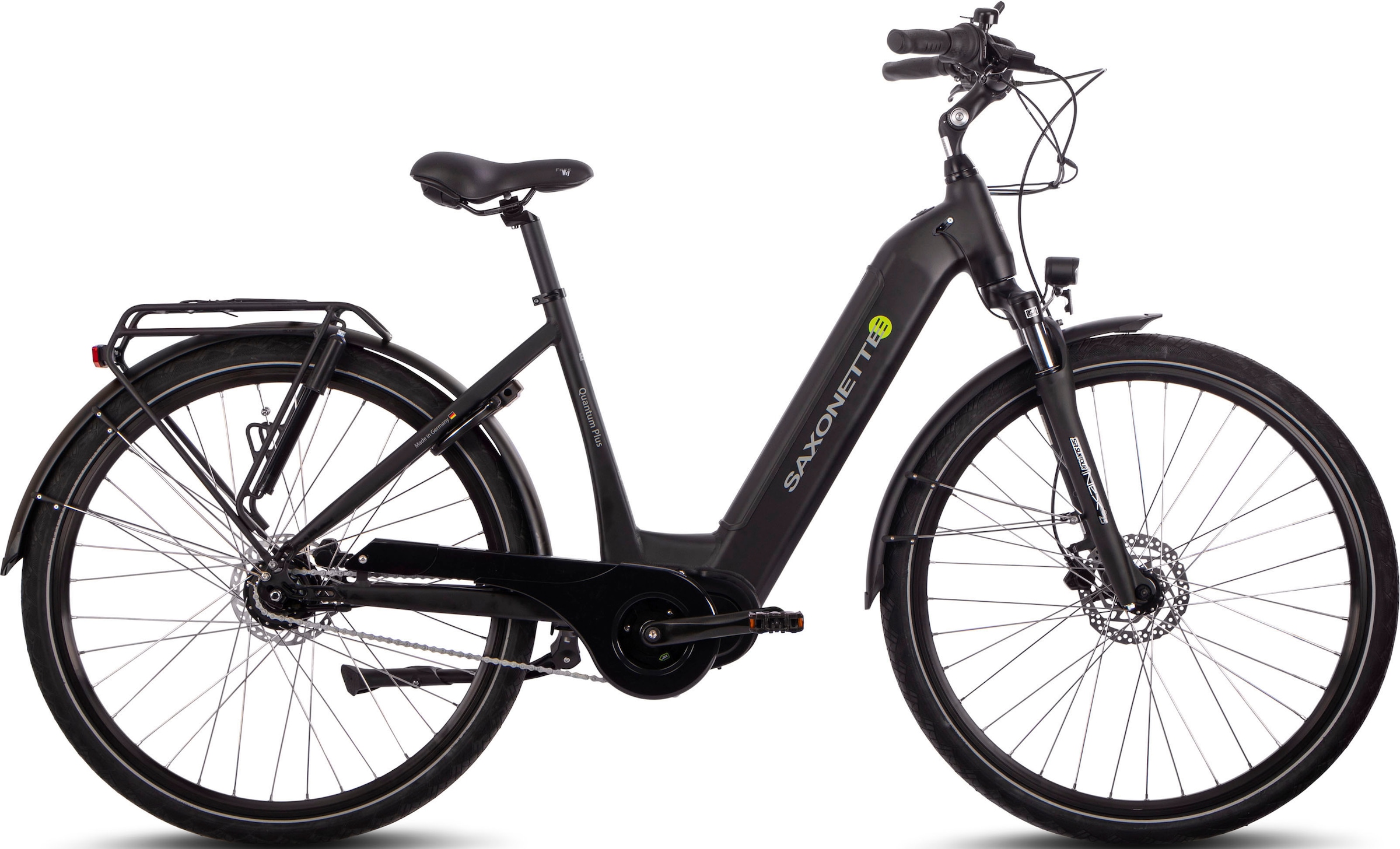 SAXONETTE E-Bike »Quantum Plus«, 8 Gang, Shimano, Nexus, Mittelmotor 250 W, Pedelec, Elektrofahrrad für Damen u. Herren, Cityrad