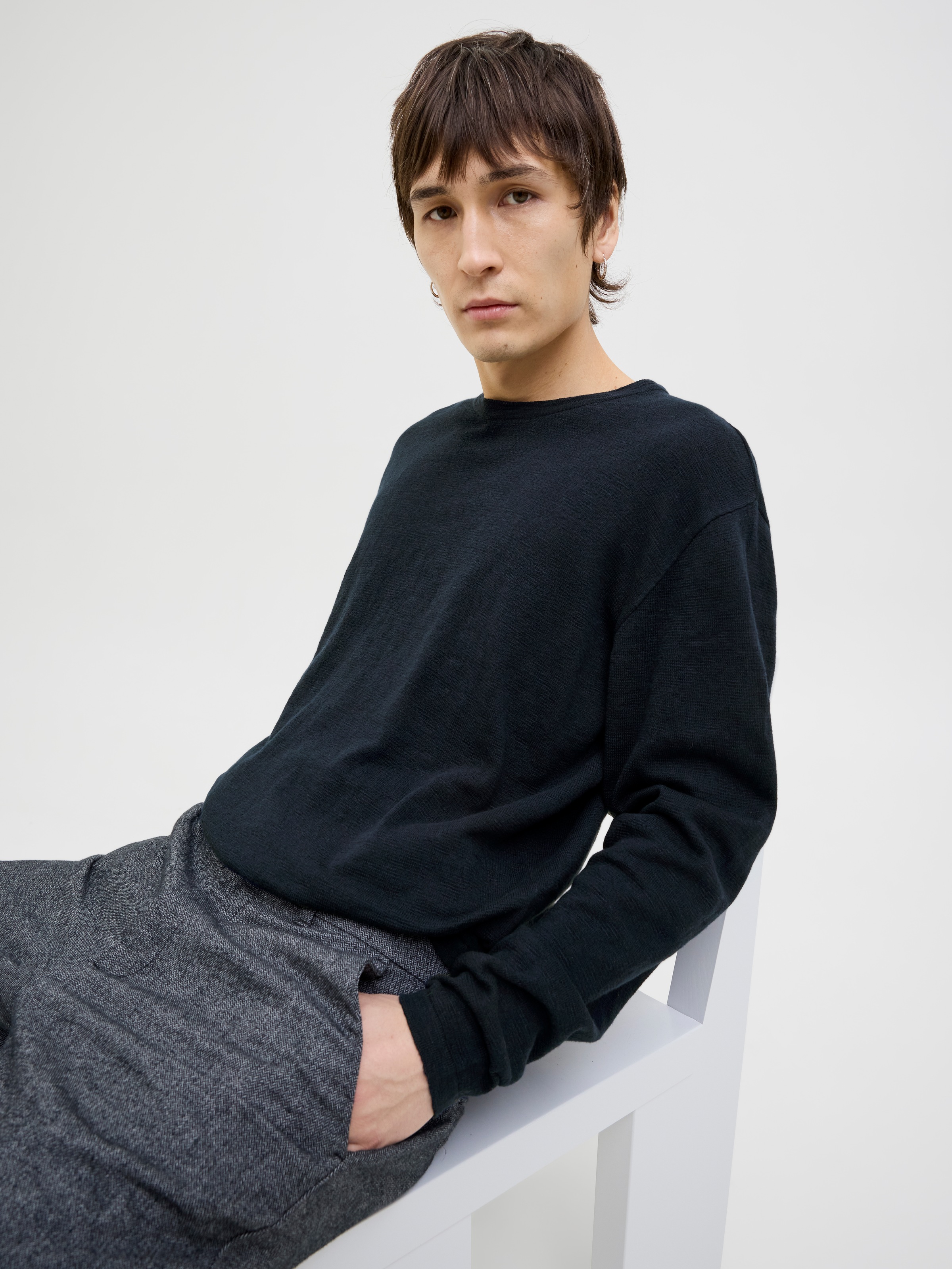 Jack & Jones Rundhalspullover »JJESUMMER KNIT CREW NECK SN«, mit Rundhalsausschnitt