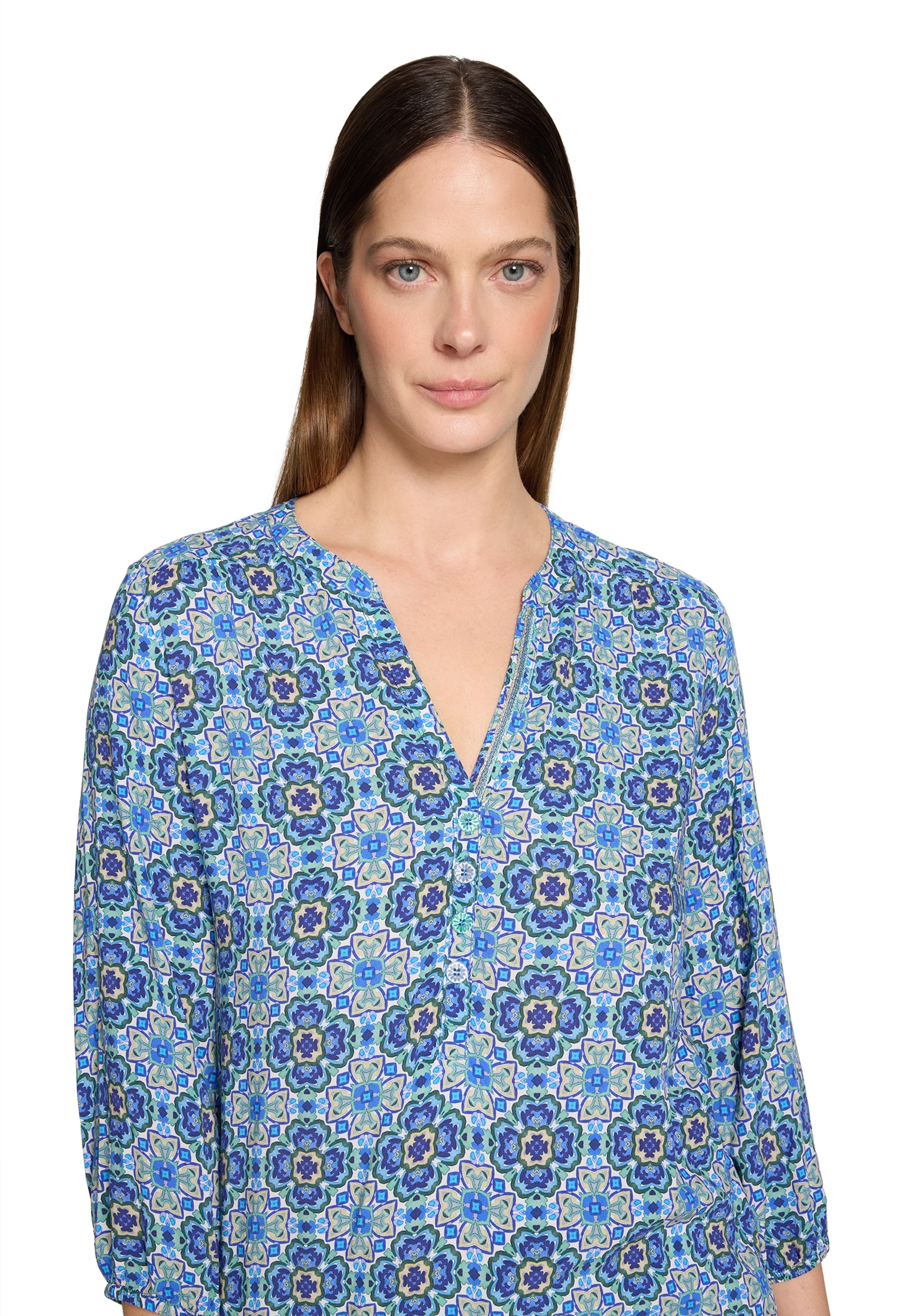 Cartoon Schlupfbluse »Damen mit Muster«