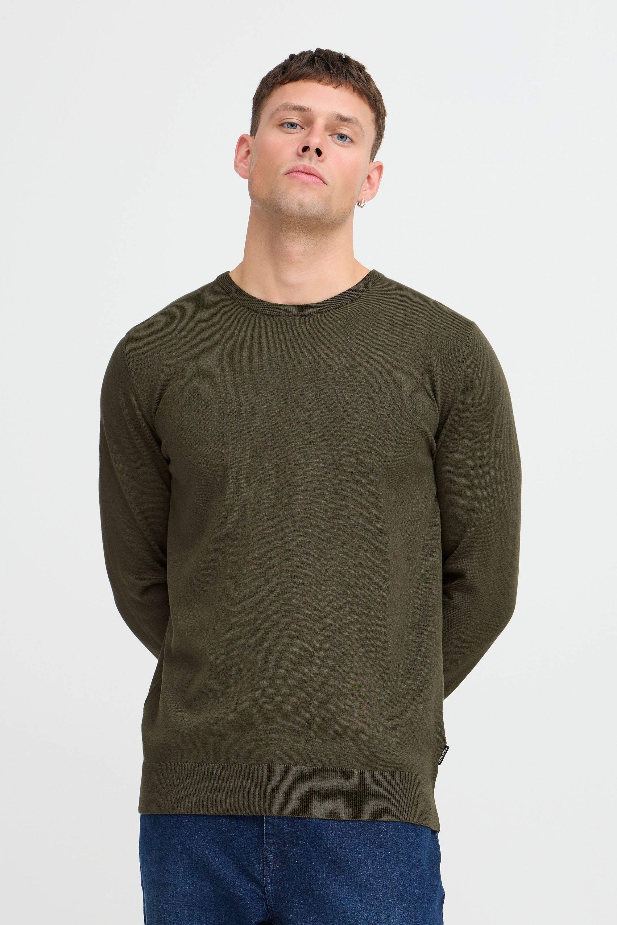 Blend Strickpullover "BHPullover" Schlichter Strickpullover günstig online kaufen