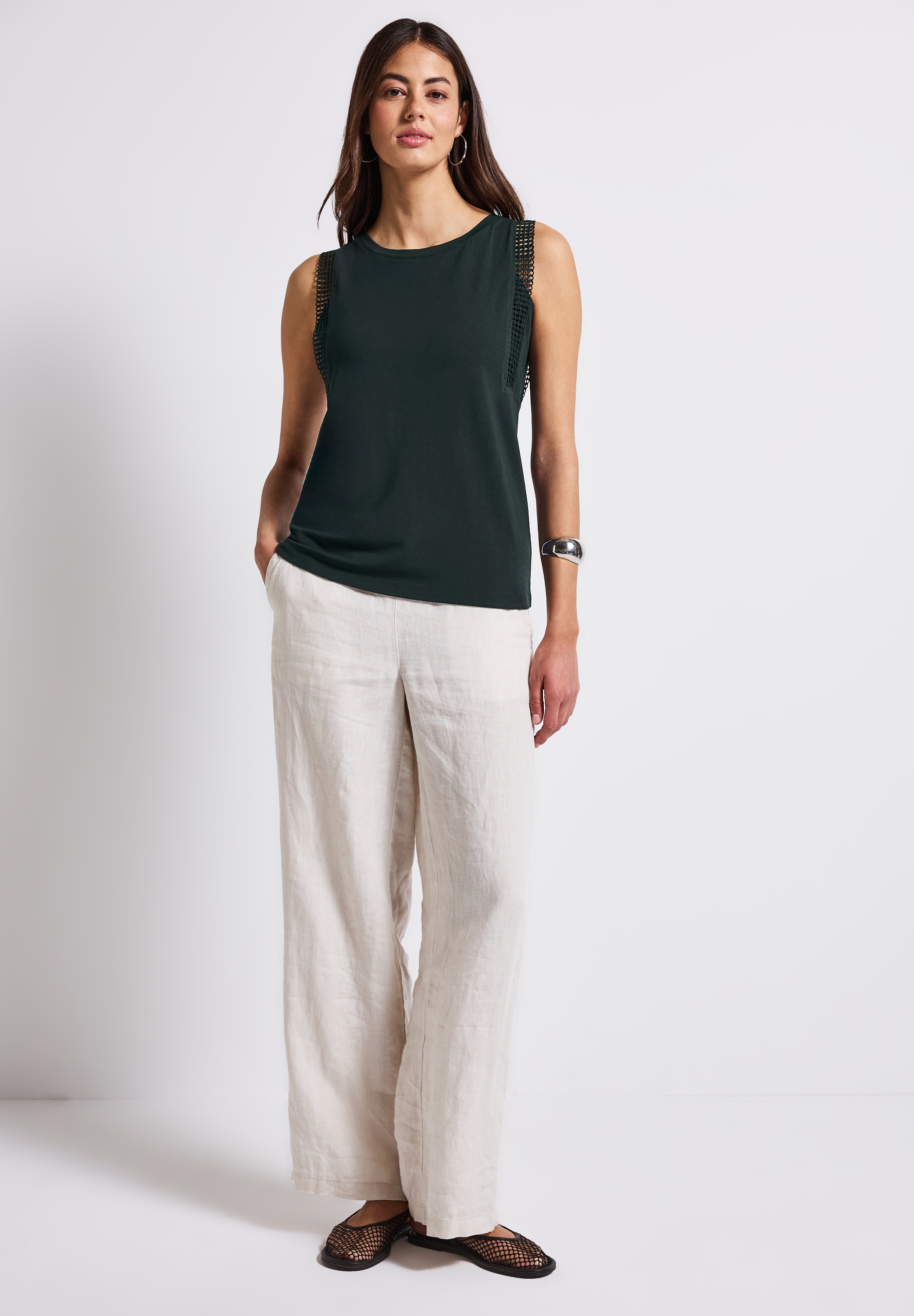 STREET ONE Tanktop, aus stretchigem Viskosematerial