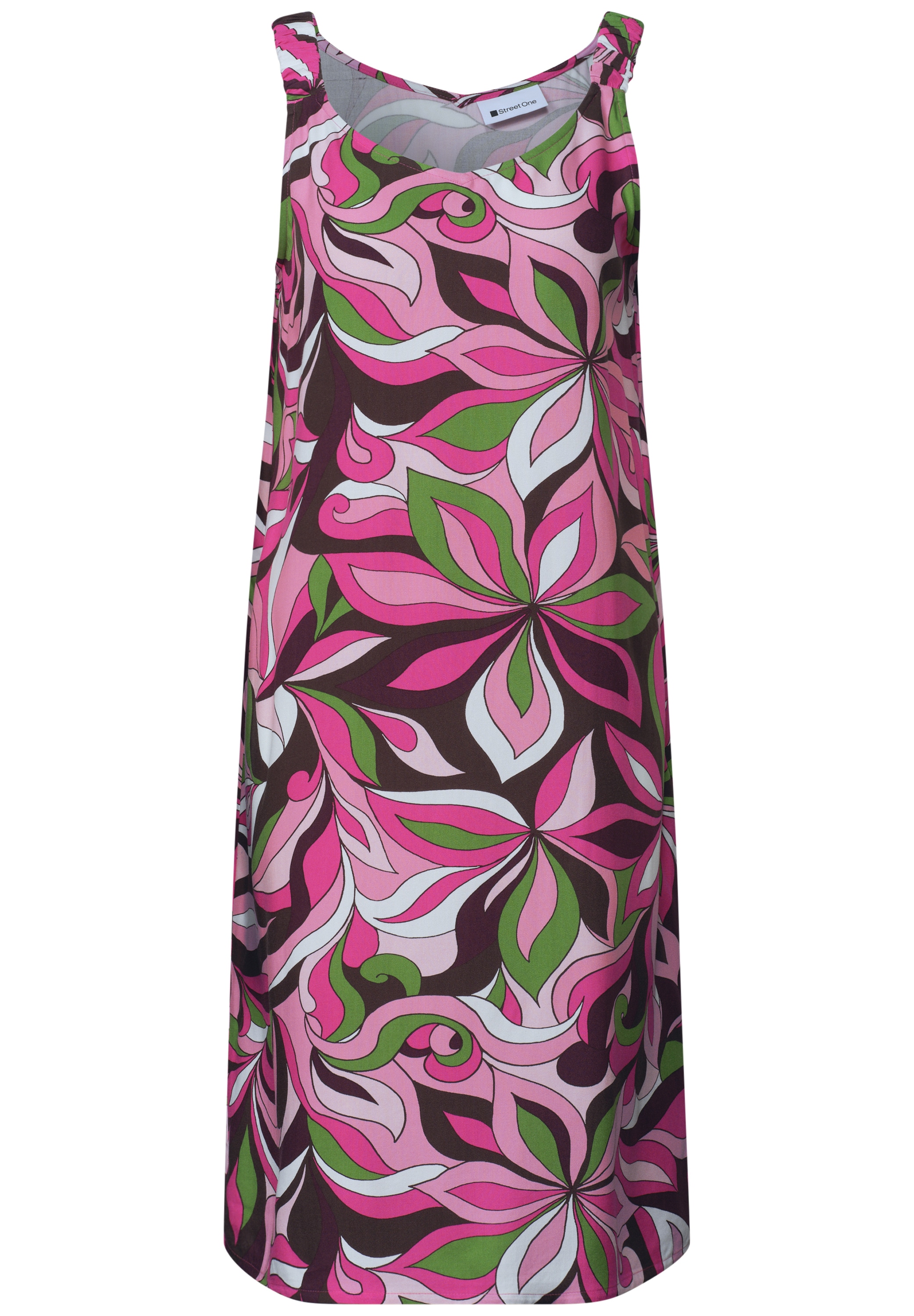 STREET ONE Sommerkleid Ohne Taschen aus Viskose
