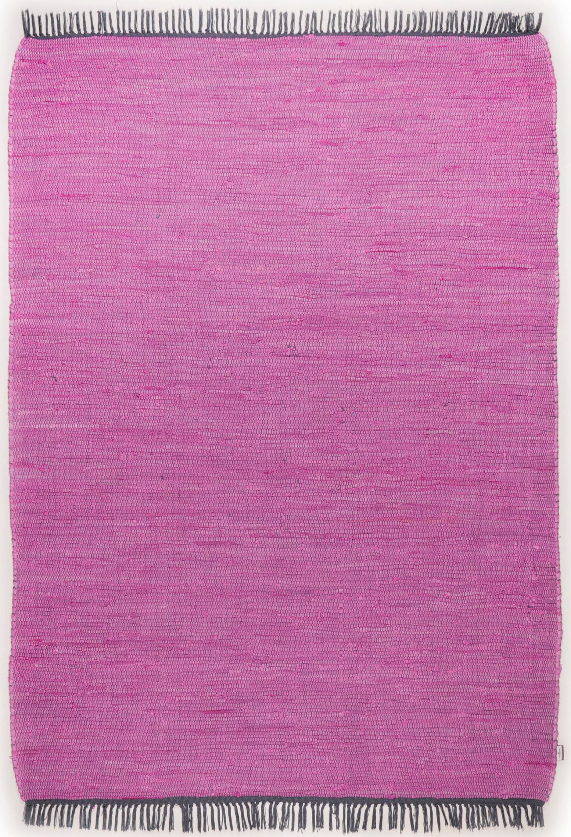 TOM TAILOR HOME Teppich »Cotton Colors«, rechteckig, 8 mm Höhe, handgewebter Wendeteppich, Uni Farben, reine Baumwolle, Wohnzimmer