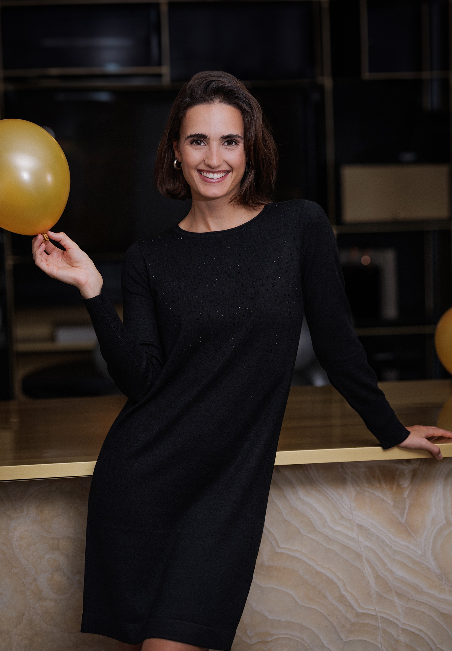 Betty Barclay Strickkleid »Betty Barclay Strickkleid langarm«, Hotfix