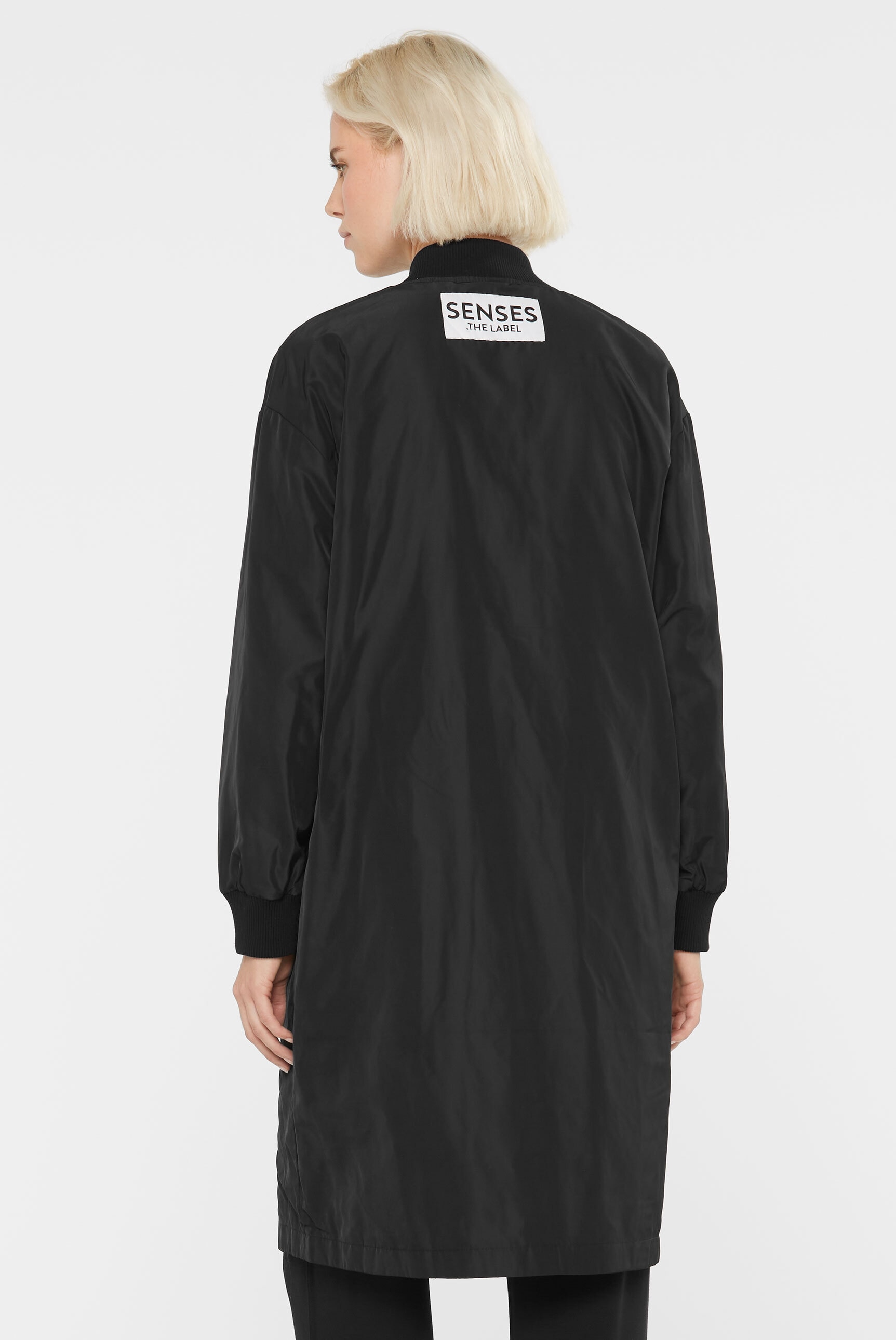 SENSES.THE LABEL Langjacke, ohne Kapuze, mit Two-Way-Zipper
