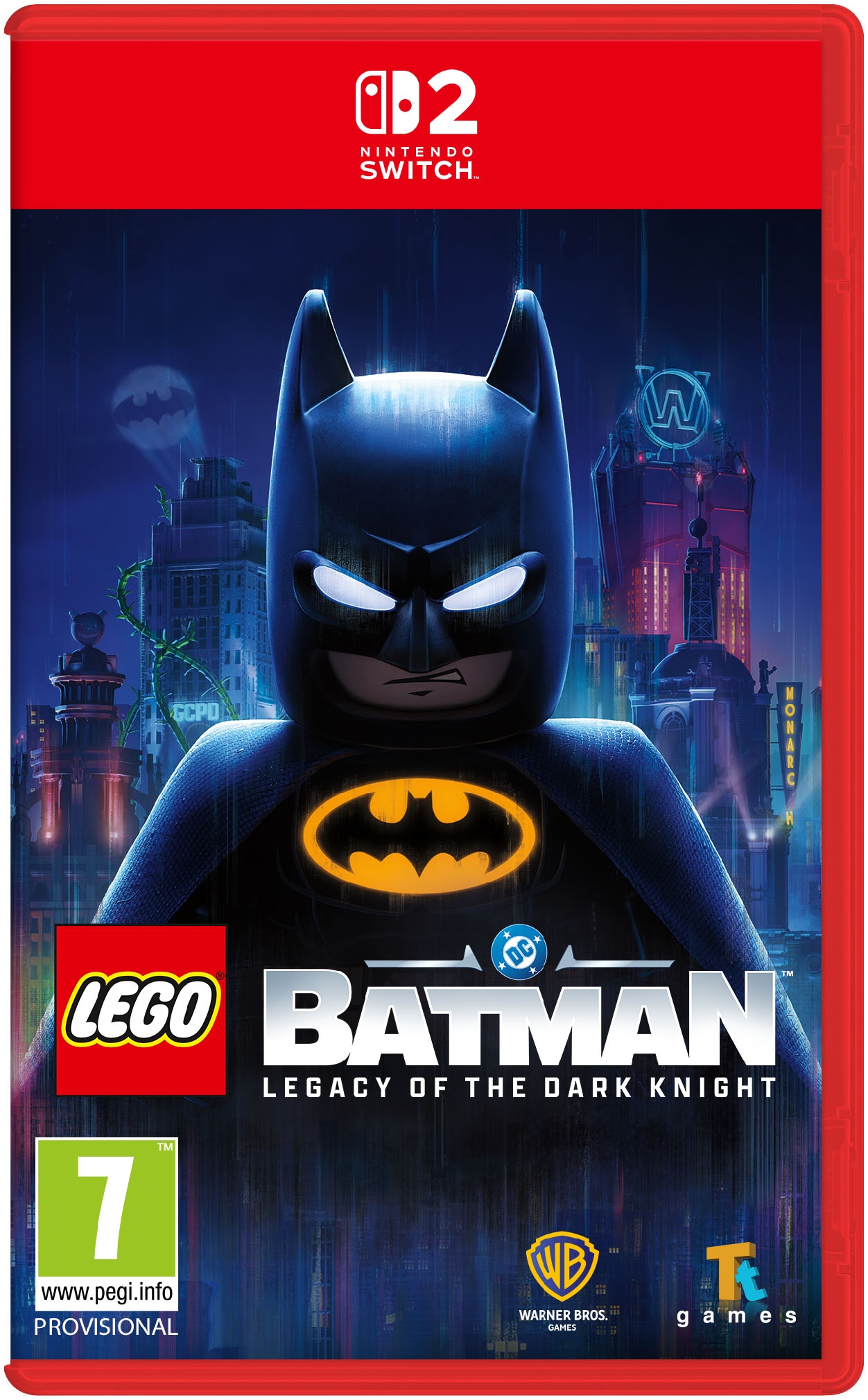 WARNER GAMES Spielesoftware "LEGO Batman: Das Vermächtnis des dunklen Ritters", Nintendo Switch 2, blau, Spielesoftware