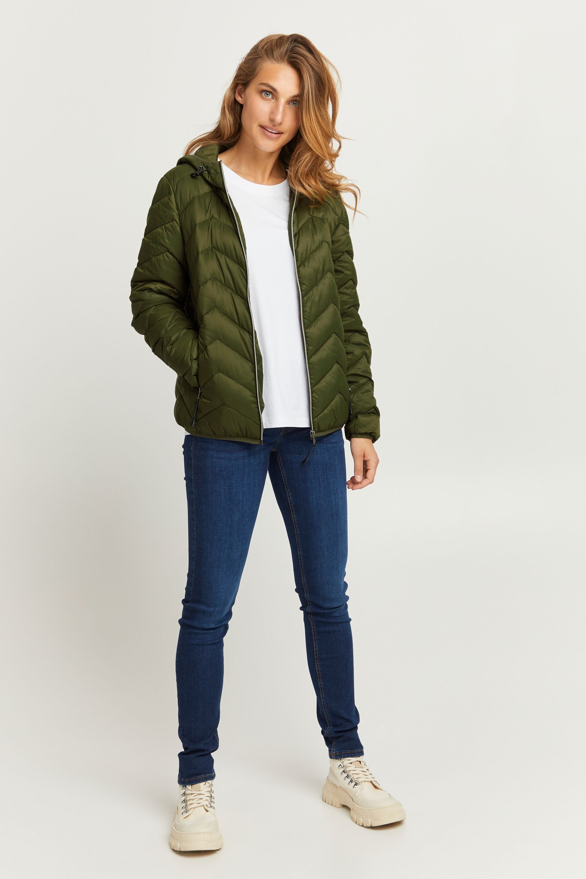 fransa Steppjacke »Steppjacke FRPadma«, mit Kapuze
