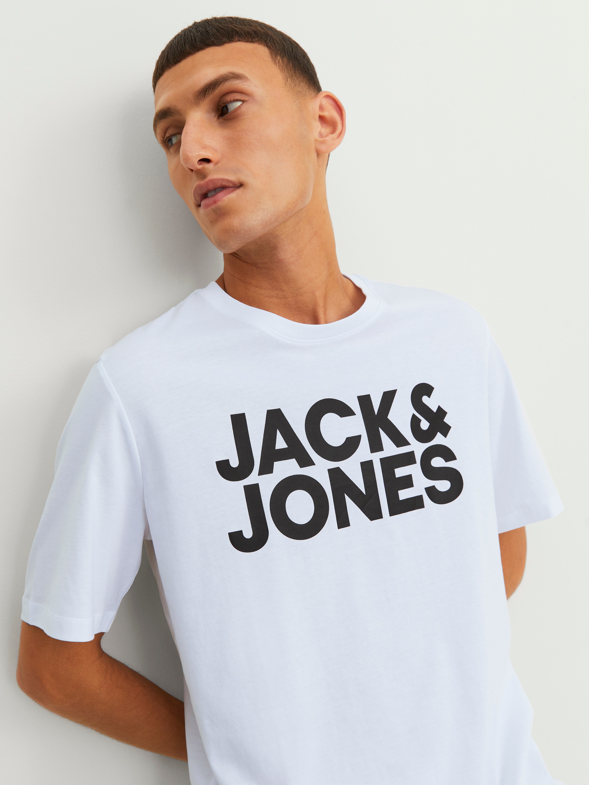 Jack & Jones JJECORP Herren T-Shirt Weiß XL 2