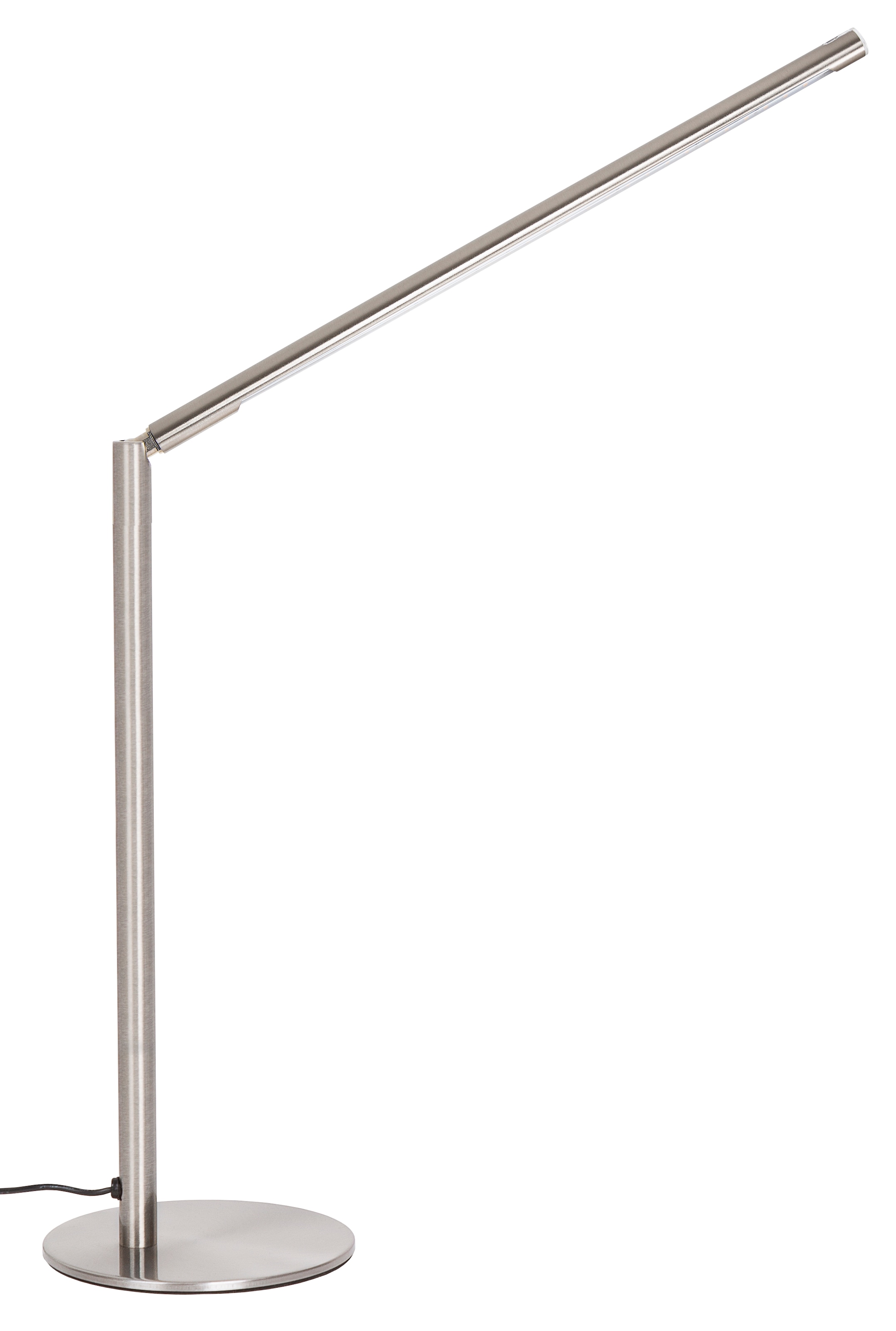 "NOWA LED Tischleuchte ""CARLO"", silber (nickel matt), 1 Stk., Leuchten, Tischlampe/Arbeitszimmer/Bürotischleuchte/dimmbar, LED Tischleuchte"