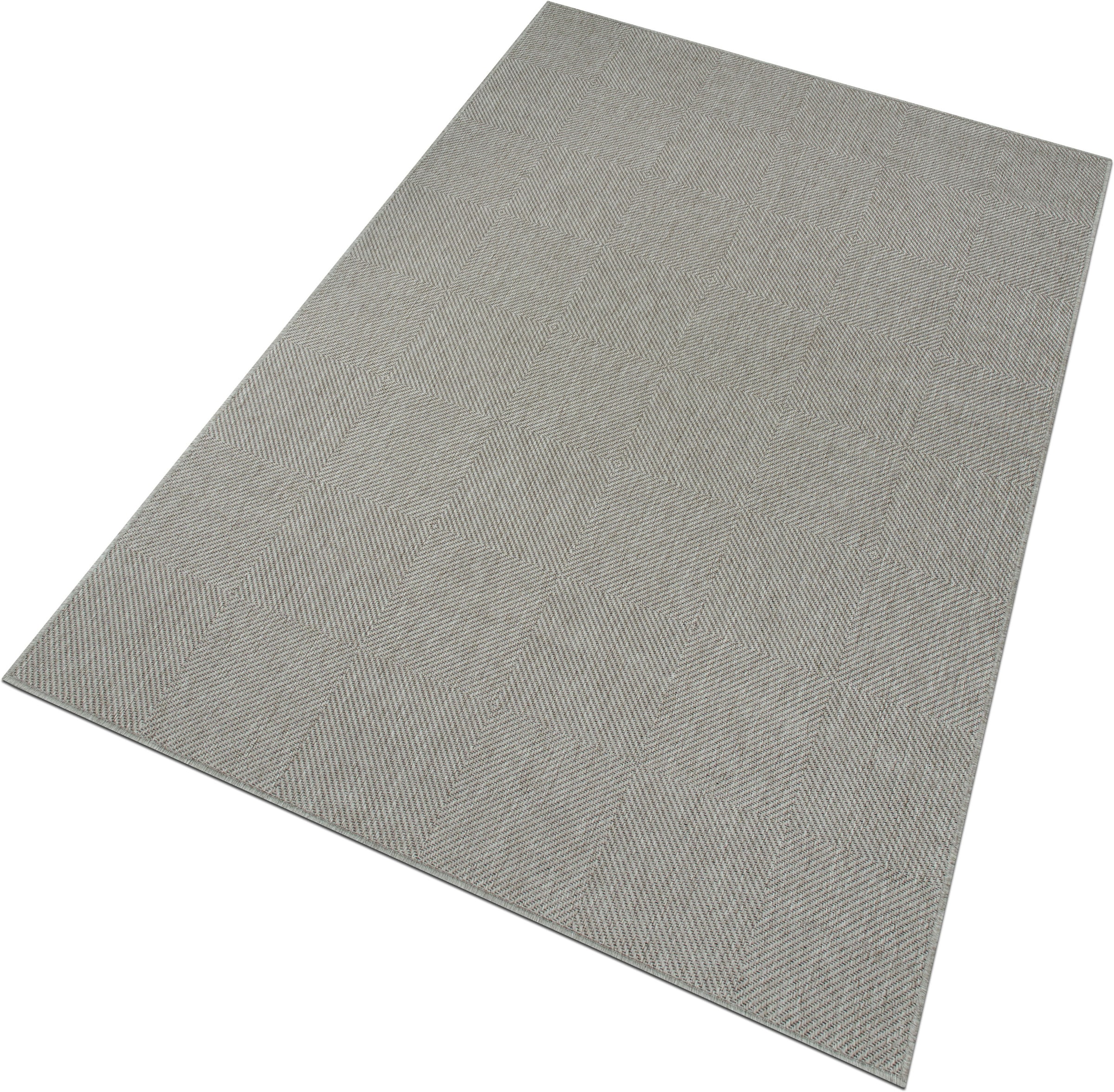 OTTO home Teppich »Anna, auch als Läufer erhältlich« rechteckig 3 mm Höhe In- und Outdoor geeignet, Sisal-Optik, Wetterfest & UV-beständig