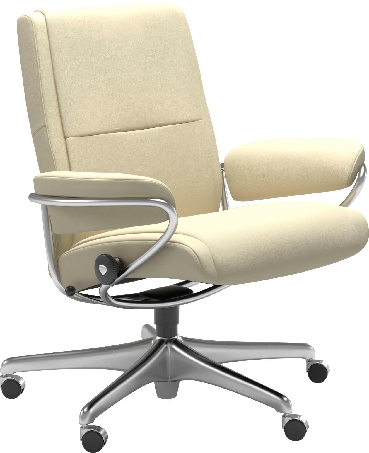 Stressless® Relaxsessel »Paris«, Low Back, mit Home Office Base, Gestell  Chrom kaufen | BAUR | Funktionssessel