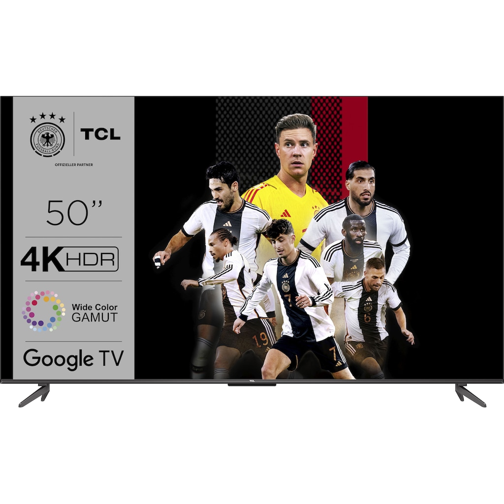 TCL LED-Fernseher »50P731X1«, 126 cm/50 Zoll, 4K Ultra HD, Smart-TV-Google TV, HDR Premium, Dolby Atmos, HDMI 2.1, Metallgehäuse