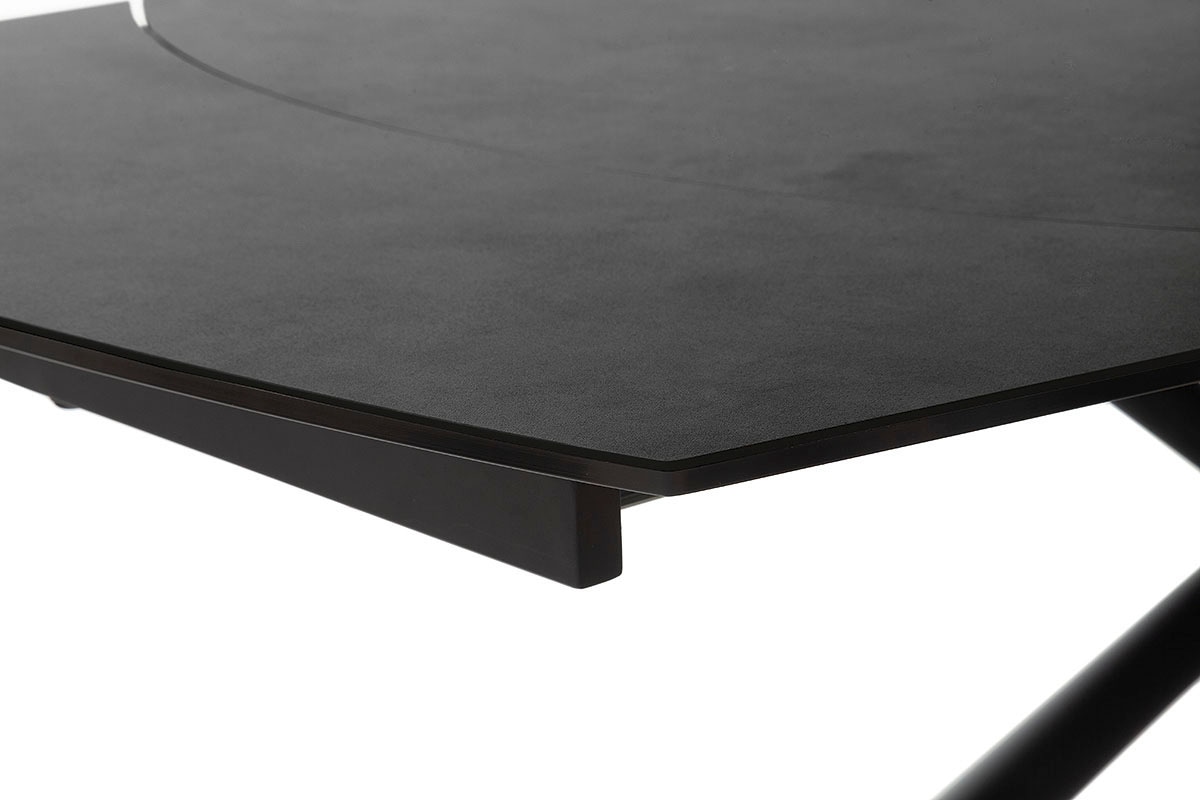 MCA furniture Esstisch »NICOSIA Vierfußtisch 130-190 cm«, (Einzelstück), Keramik, Metall, Rotationsauszug, ausziehbar, Tischplatte 11 mm