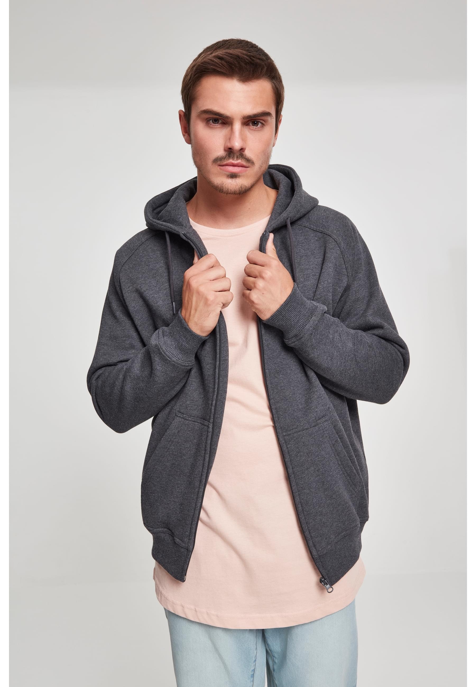 URBAN CLASSICS Sweatjacke »Urban Classics Herren Zip Hoody«
