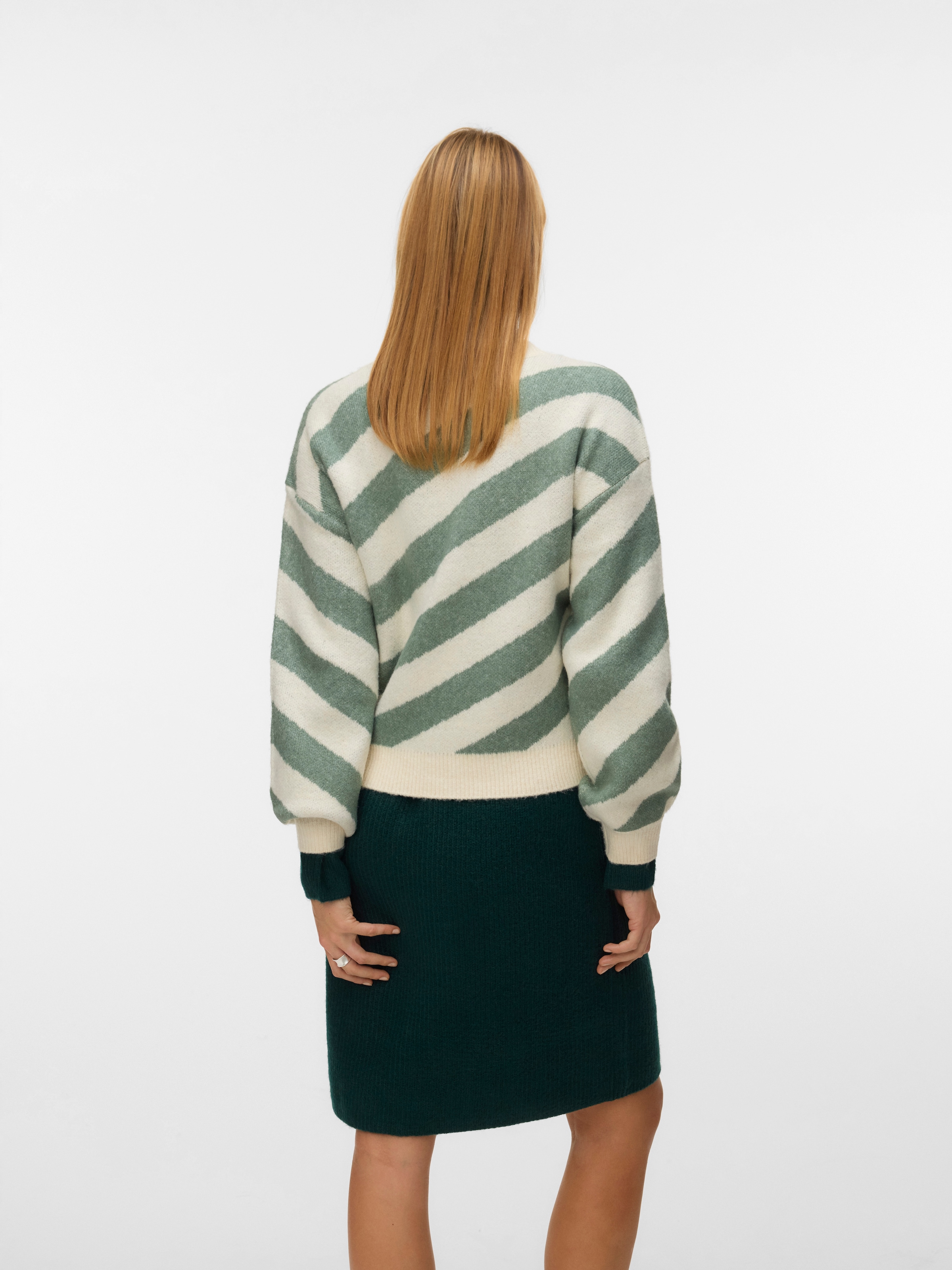 Vero Moda Rundhalspullover »VMLARA LS O-NECK PULLOVER GA BOO REP«