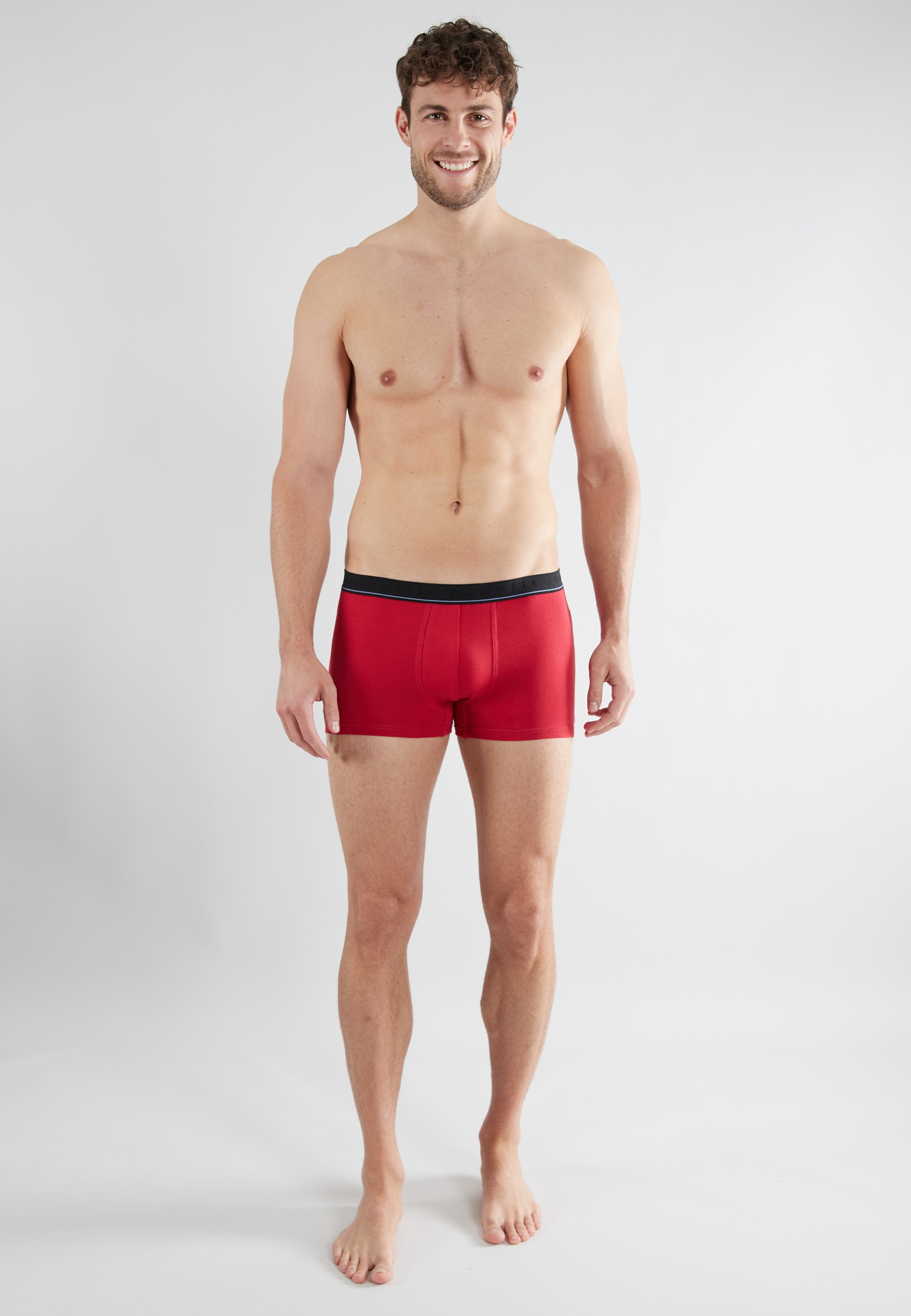 bugatti Boxer "Rom", weich, basic, eng, atmungsaktiv, breiter Bund, Baumwol günstig online kaufen