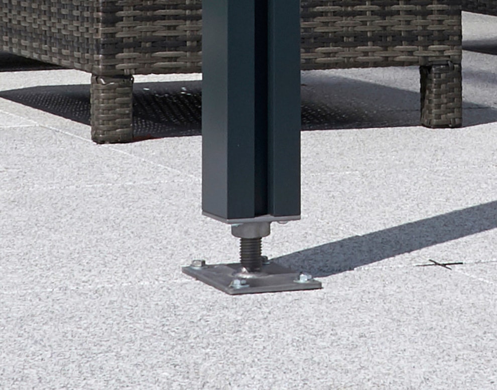 GUTTA Terrassendach »Premium«, BxT: 510x306 cm, Dach Polycarbonat gestreift weiß
