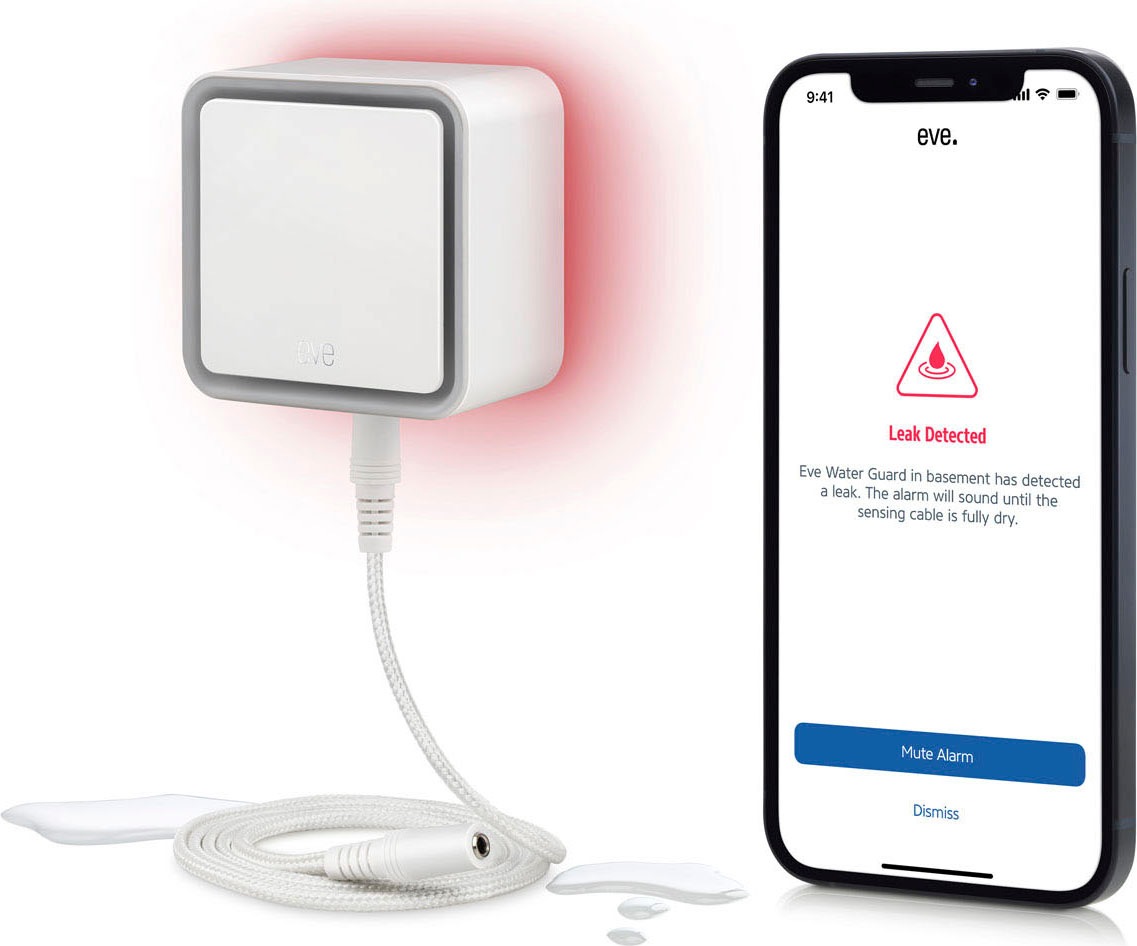 EVE Wassersensor »Water Guard - Smarter Wassermelder«, (1 St.), Mitteilungen kaufen