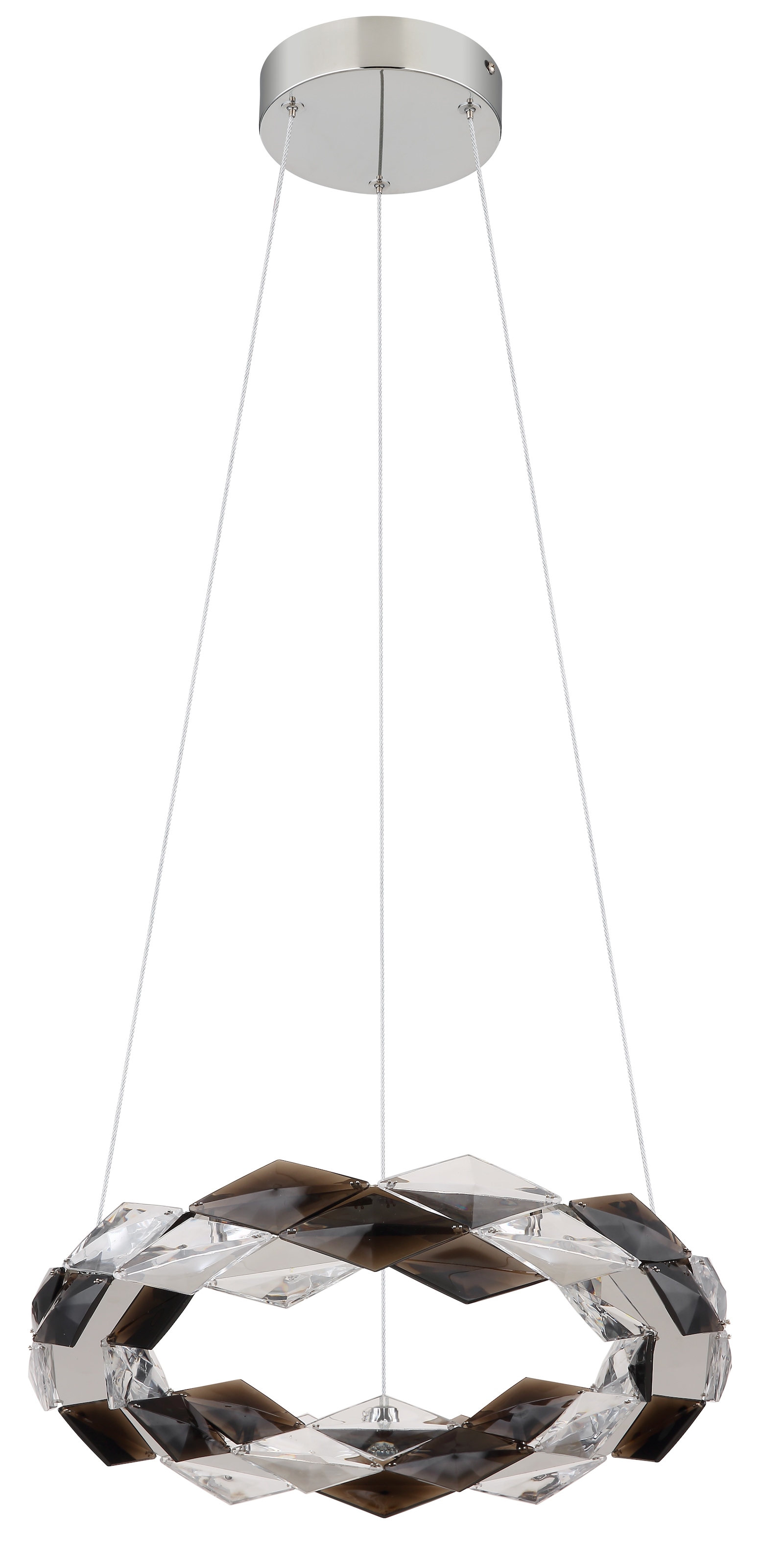 GLOBO LIGHTING LED Pendelleuchte »KARILION«, Leuchtmittel LED-Modul | LED fest integriert, Hängelampe/Hängeleuchte/Wohnzimmer/Esstisch/elegant