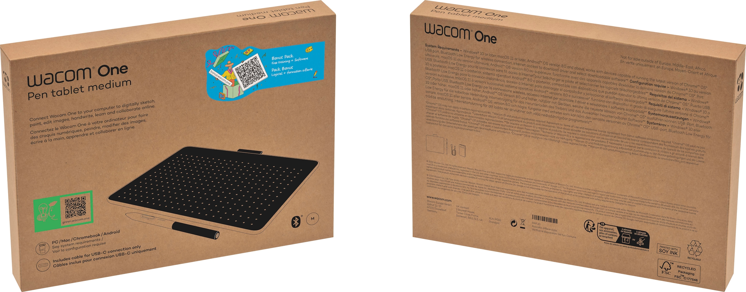 Wacom Grafiktablett »One M«