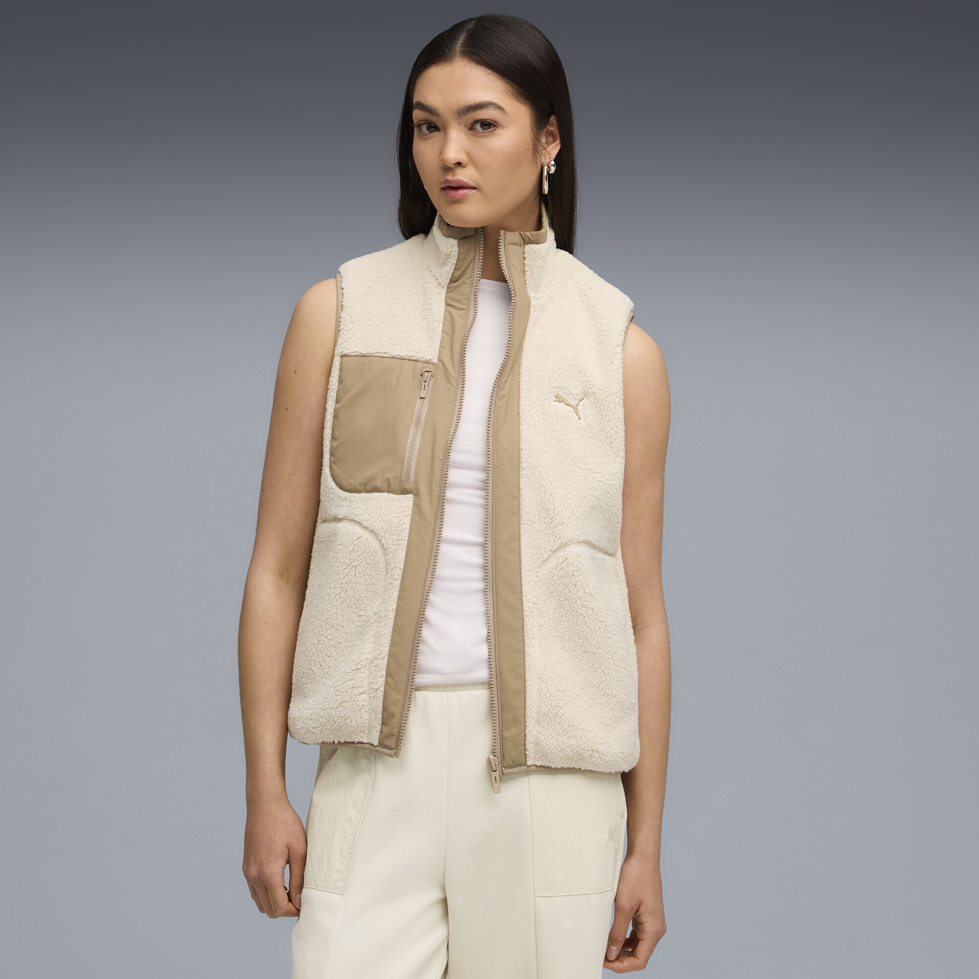 PUMA Funktionsweste "Hybrid Sherpa Wendbare Weste Damen" günstig online kaufen