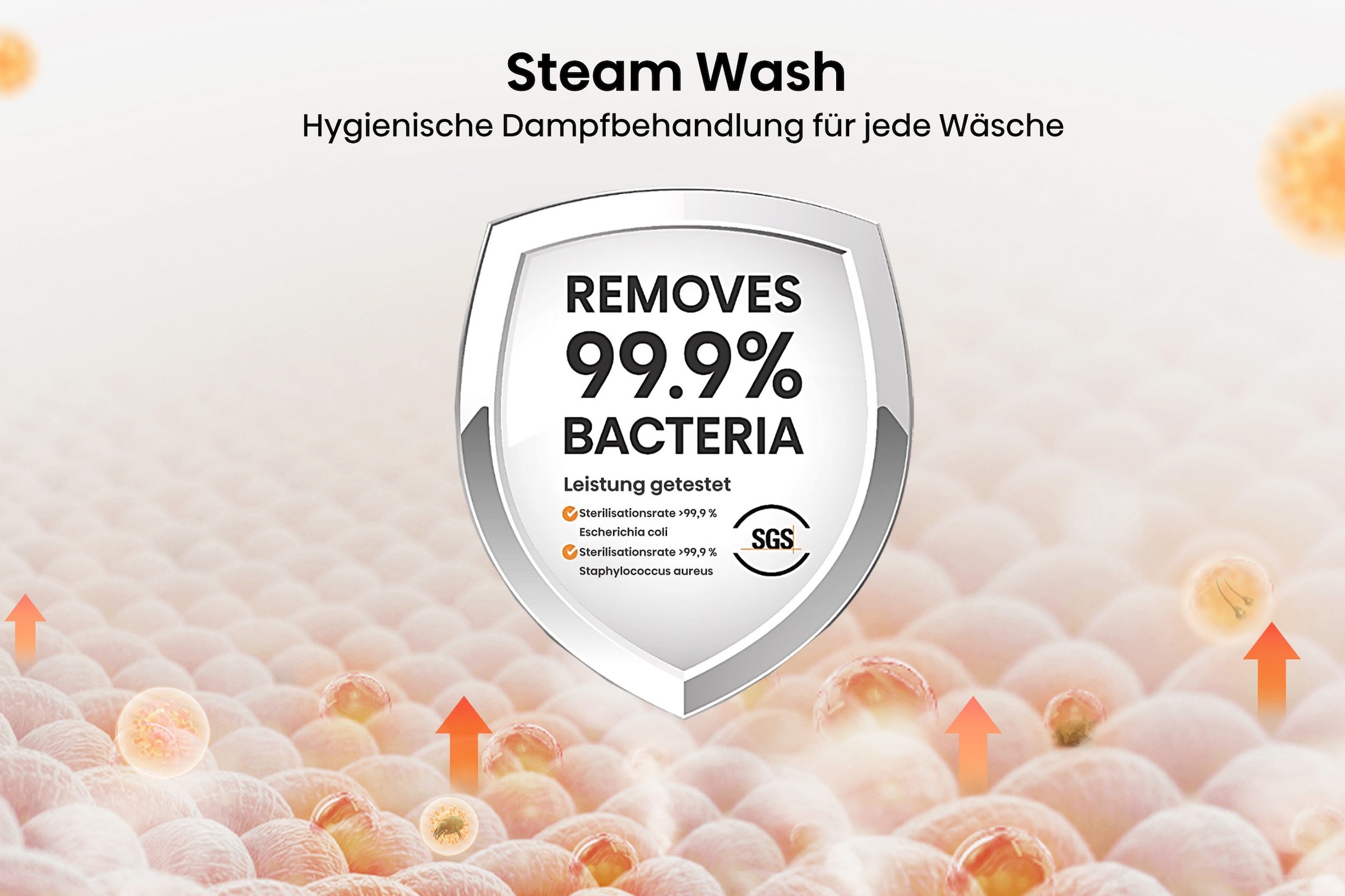 Hisense Waschtrockner »WD5S1045BW« 10,5 kg /6 kg 72 dB(A) 10,5kg/ 6kg