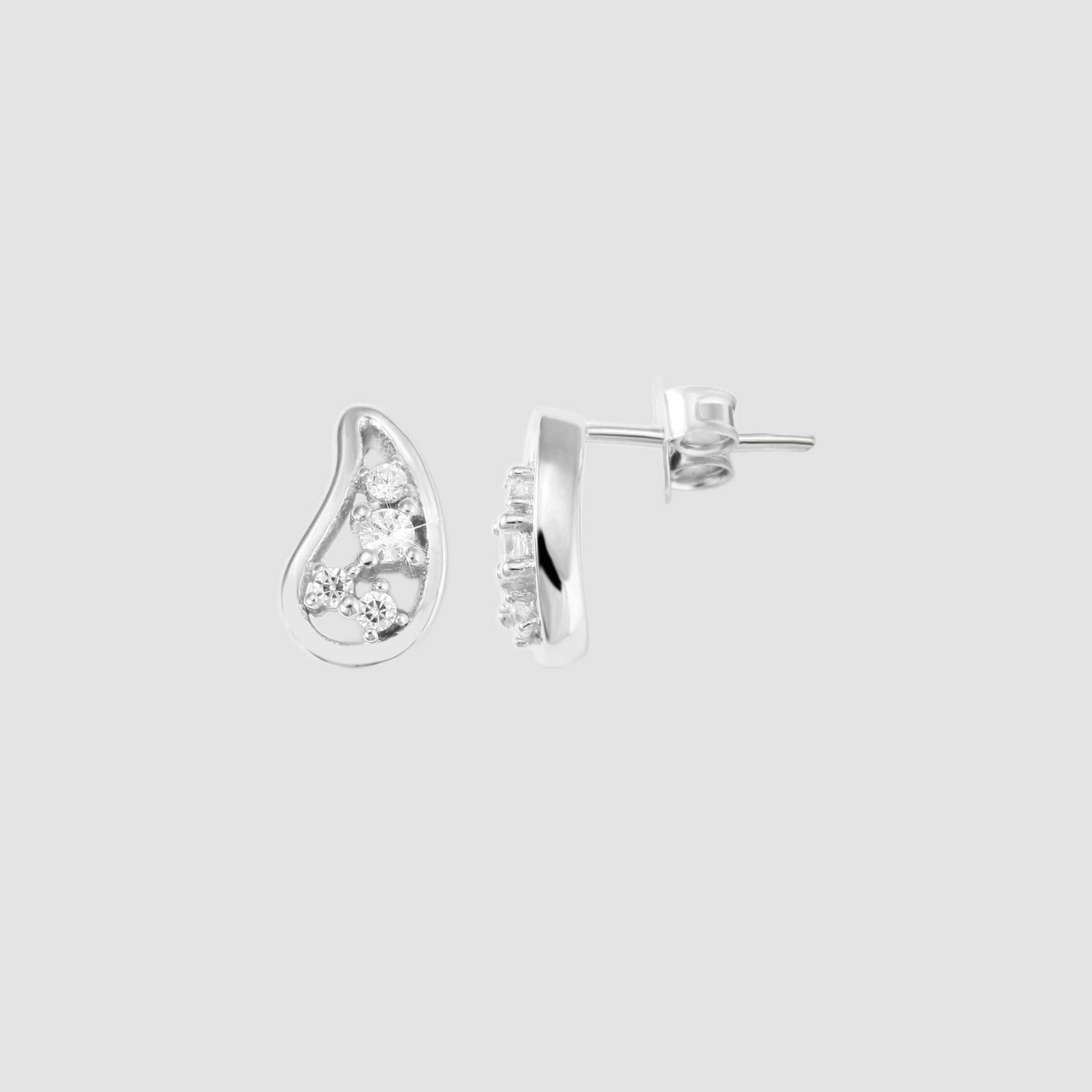 Paar Ohrhänger ADELIA´S "Damen Ohrringe – Ohrstecker aus 925 Silber mit Zirkonia", Damen, Gr. Damen, Silber 925 (Sterlingsilber), silber, Ohrringe, Ein stilvolles Geschenk für besondere Momente 6