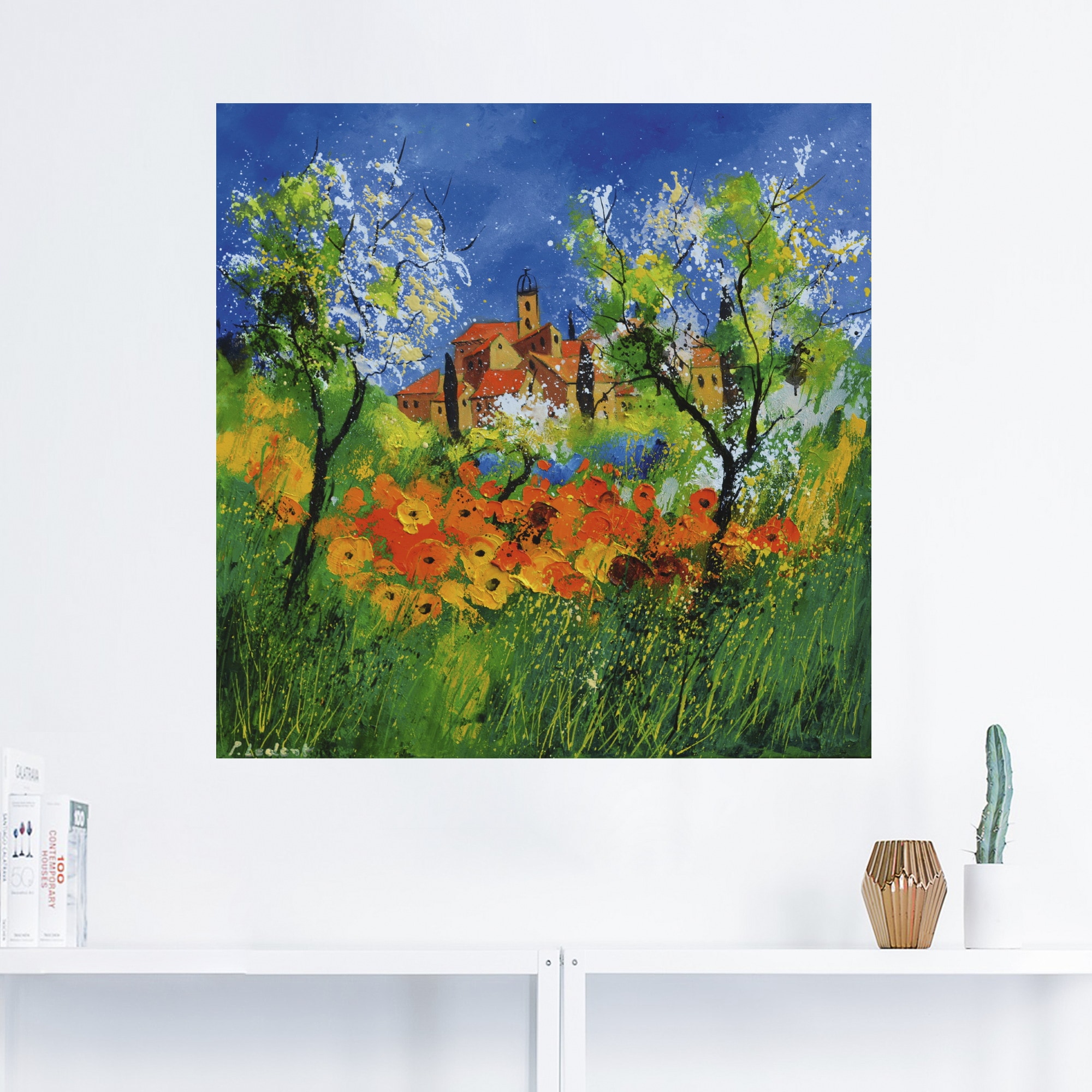 Artland Wandbild »Provence«, Garten, (1 St.), als Alubild, Leinwandbild, Wandaufkleber oder Poster in versch. Größen