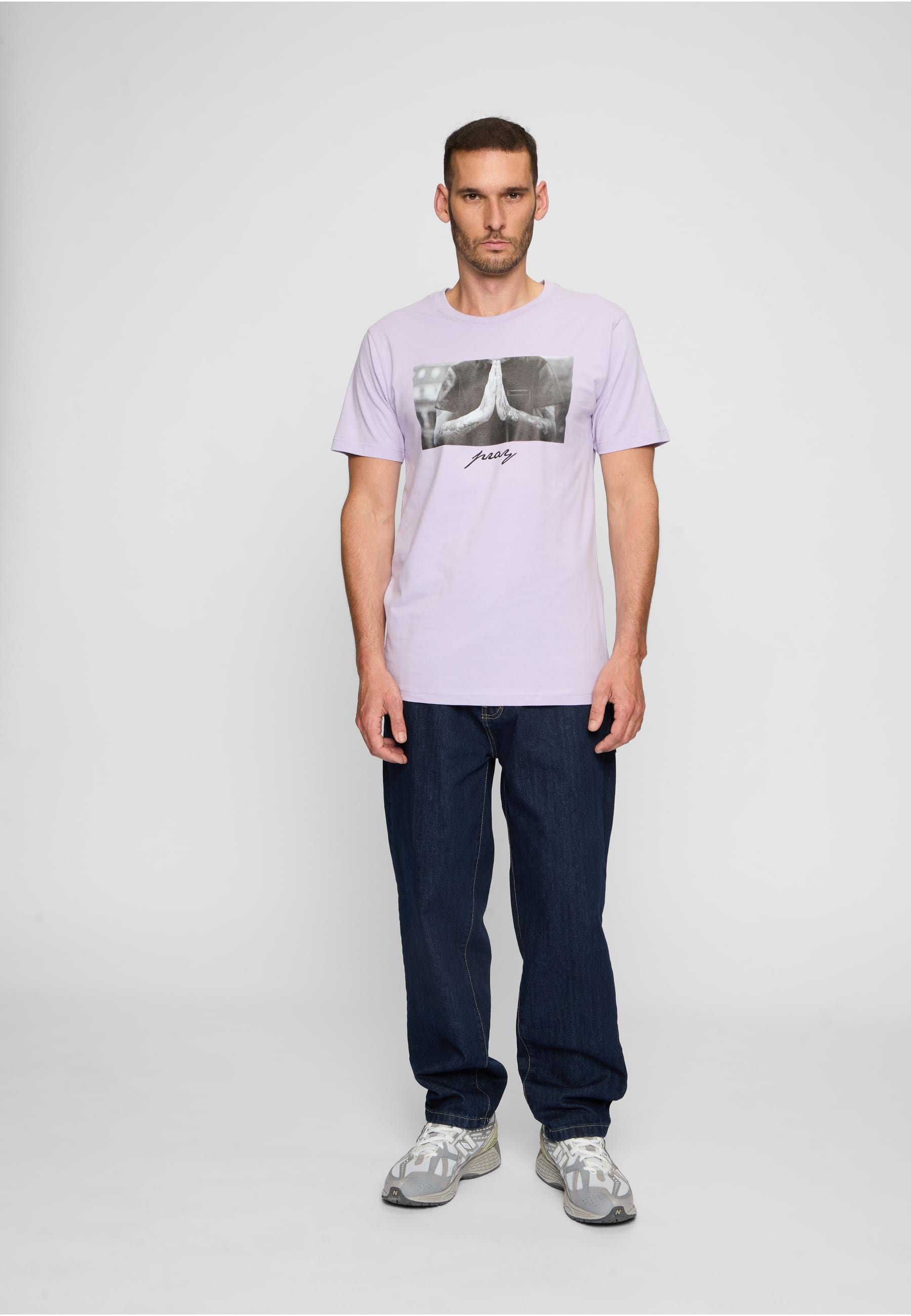 MisterTee T-Shirt »MisterTee Herren Pray Tee«, (1 tlg.)