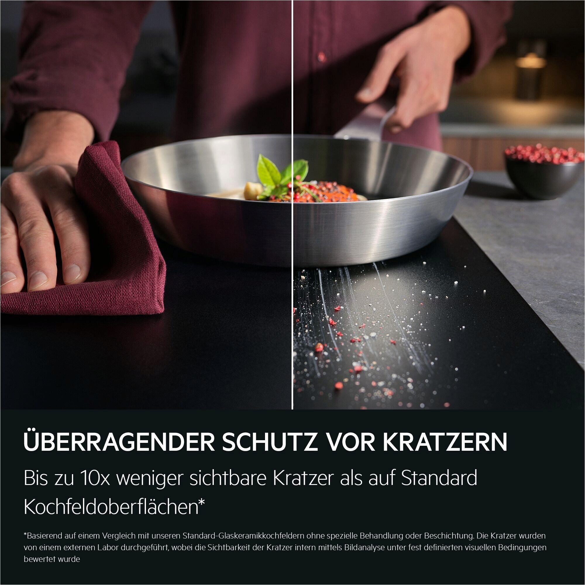 AEG Induktions-Kochfeld »TII84B0FFZ« Bis zu 10x weniger sichtbare Kratzer – Made in Germany