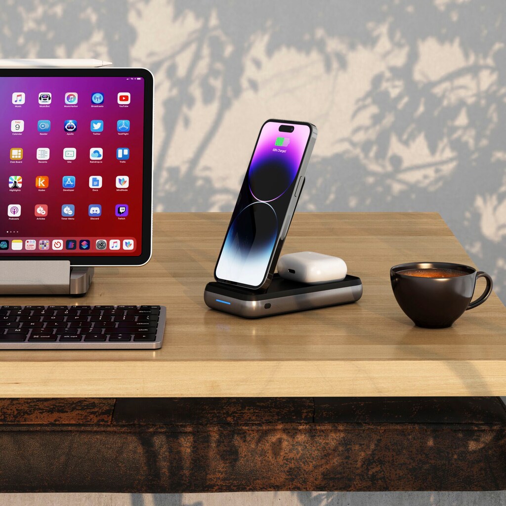 Satechi Smartphone-Ladegerät »Duo Wireless Charger Stand«