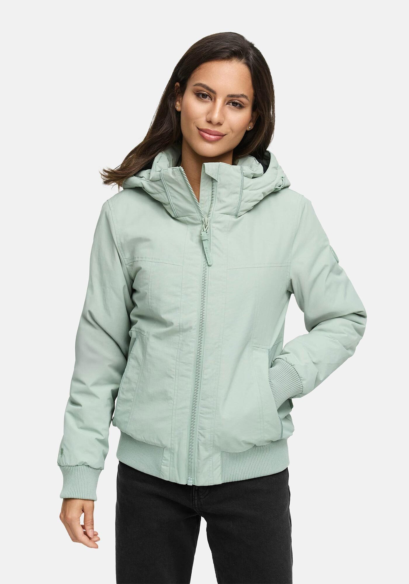 Marikoo Winterjacke "Mooni 16", Gefütterte Übergangsjacke mit Kapuze und Ko günstig online kaufen