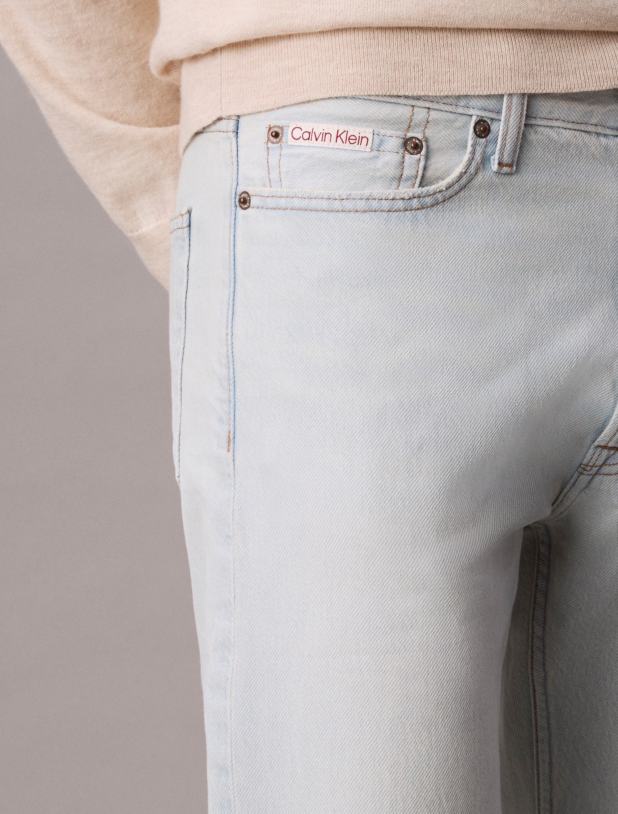 Calvin Klein Jeans Straight-Jeans »STNDRD STRGHT JEAN«, Mit Gürtelschlaufen