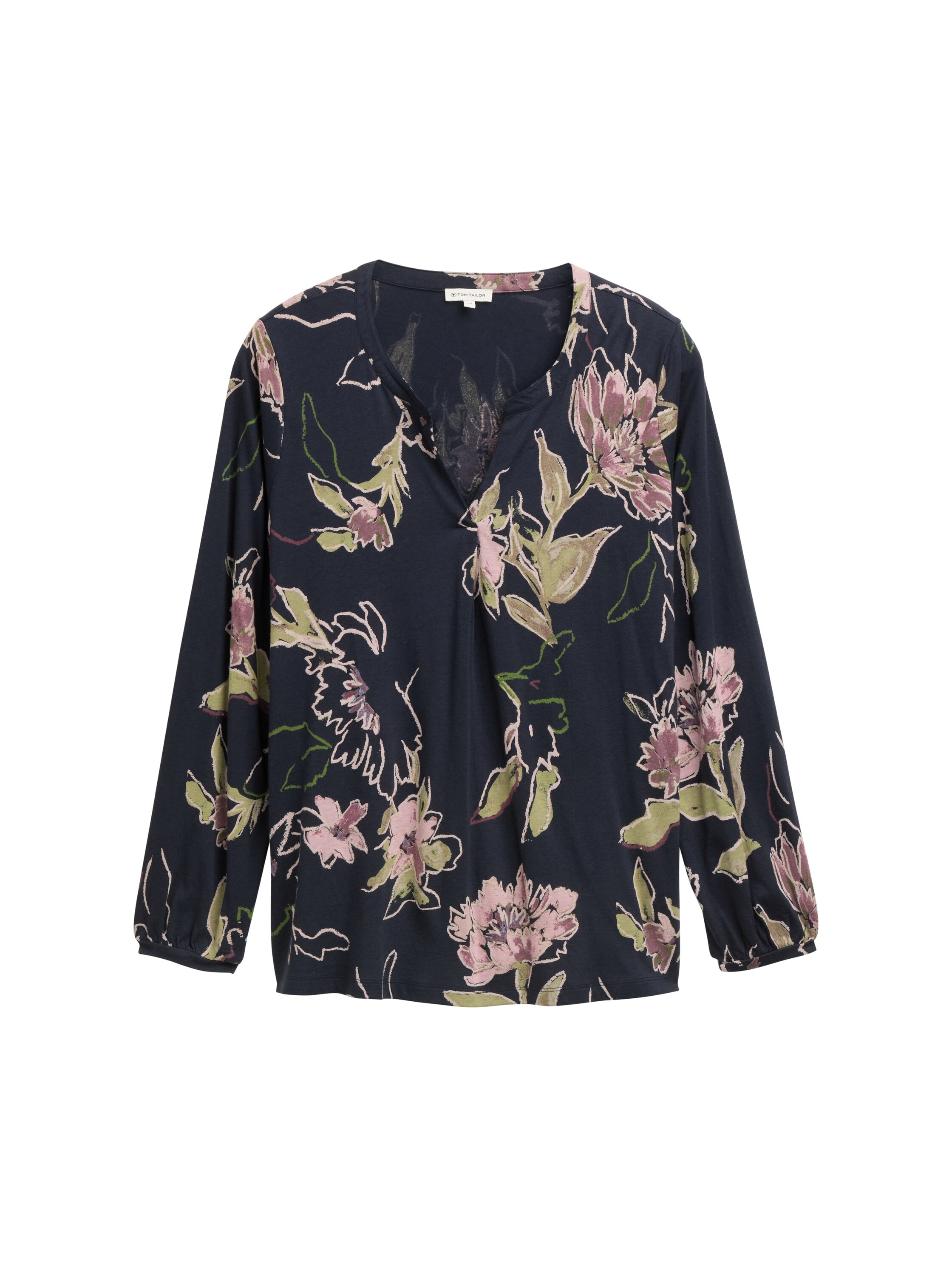 TOM TAILOR PLUS Blusenshirt, mit All-Over Print günstig online kaufen