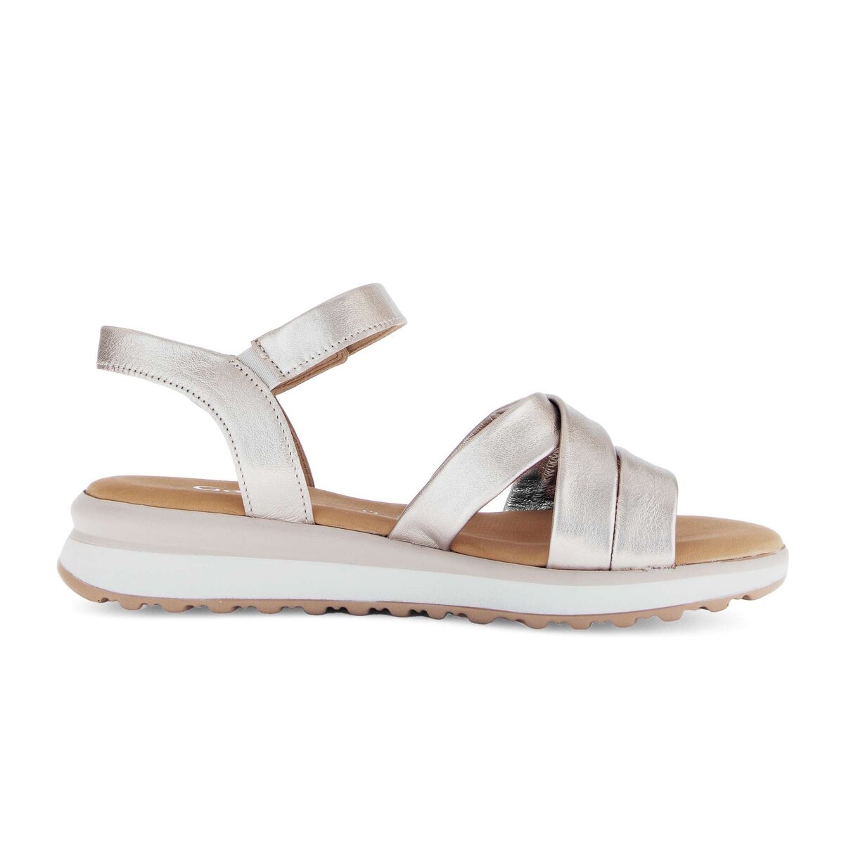 Gabor Strappy Sandals Gold 37.5 2