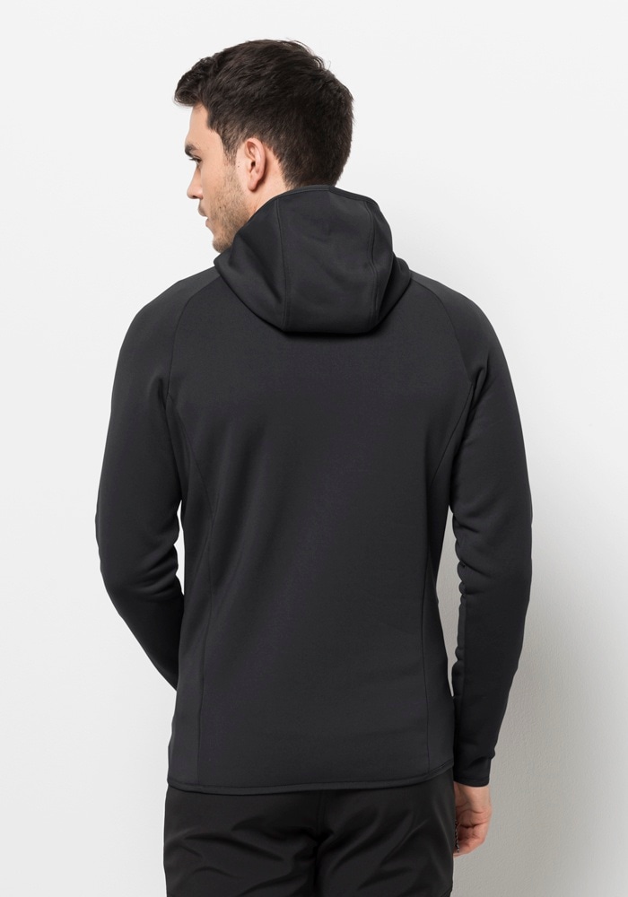 Jack Wolfskin Fleecejacke »BAISELBERG HOODED FZ M«, mit Kapuze