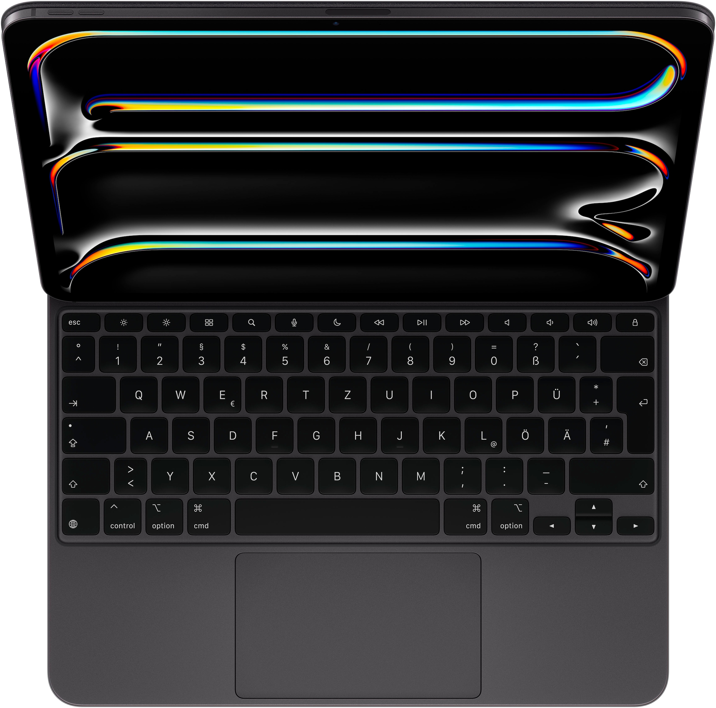 Apple Tastatur mit Touchpad »Magic Keyboard für 13" iPad Pro (M4)«, (Funktionstasten-Touchpad-USB-Anschluss)