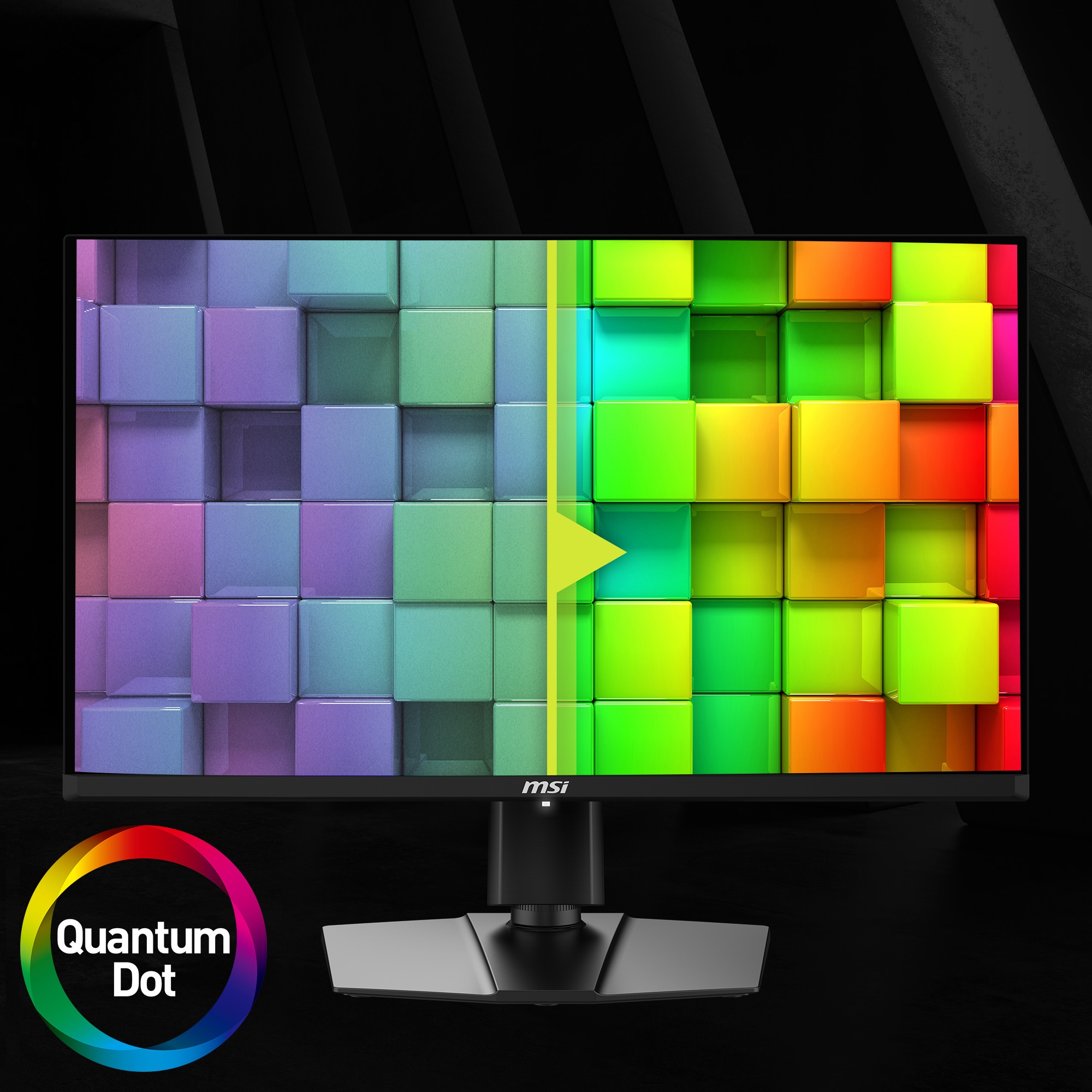 MSI Gaming-Monitor »MAG 274QRF QD E2«, 69 cm/27 Zoll, 2560 x 1440 px, WQHD, 1 ms Reaktionszeit, 180 Hz