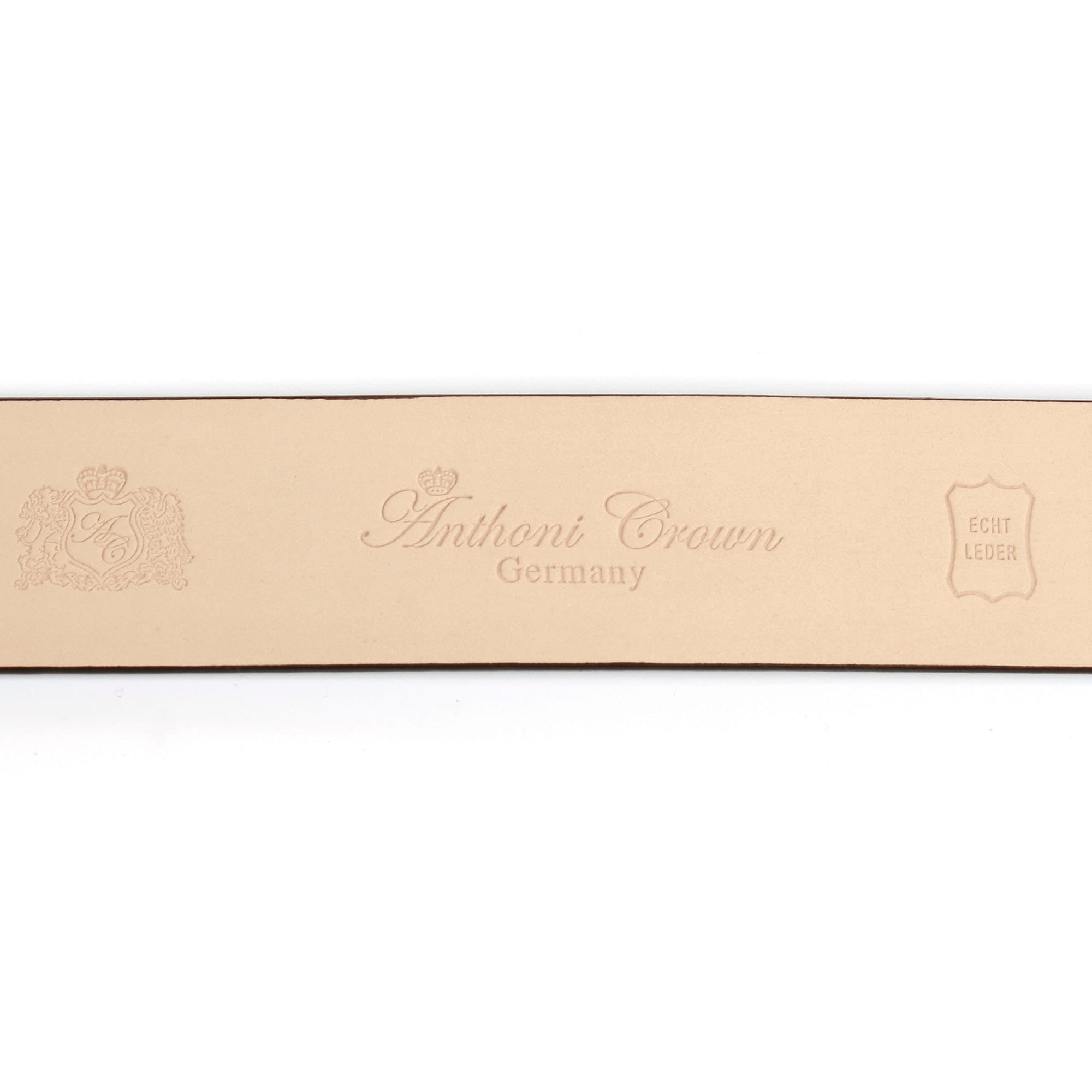 Anthoni Crown Ledergürtel, Ledergürtel - Perfekte Eleganz für Anzüge