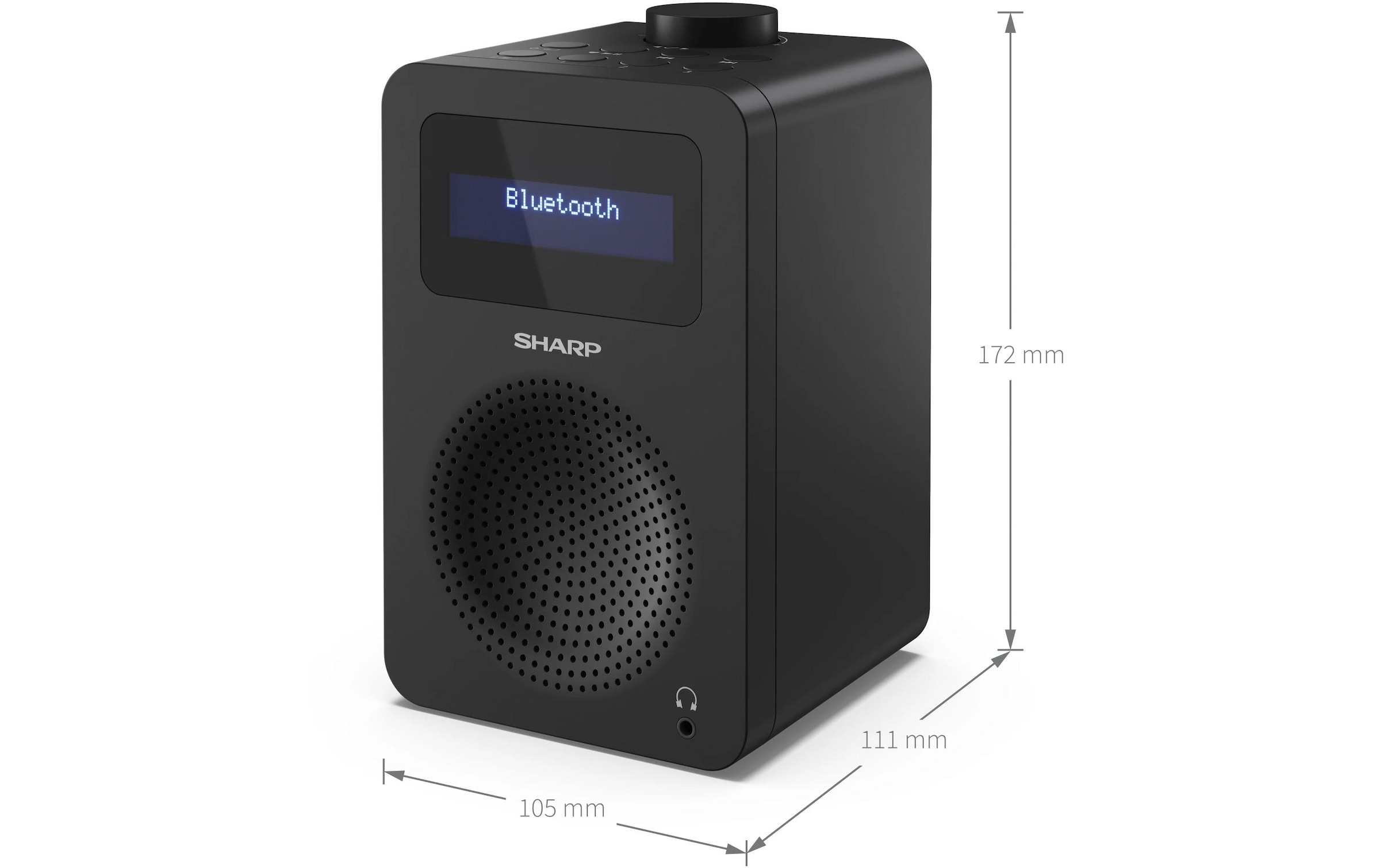 Sharp Digitalradio (DAB+) »DAB+ Radio DR-430 – Midnight Black« ( Digitalradio (DAB+) | FM-Tuner )