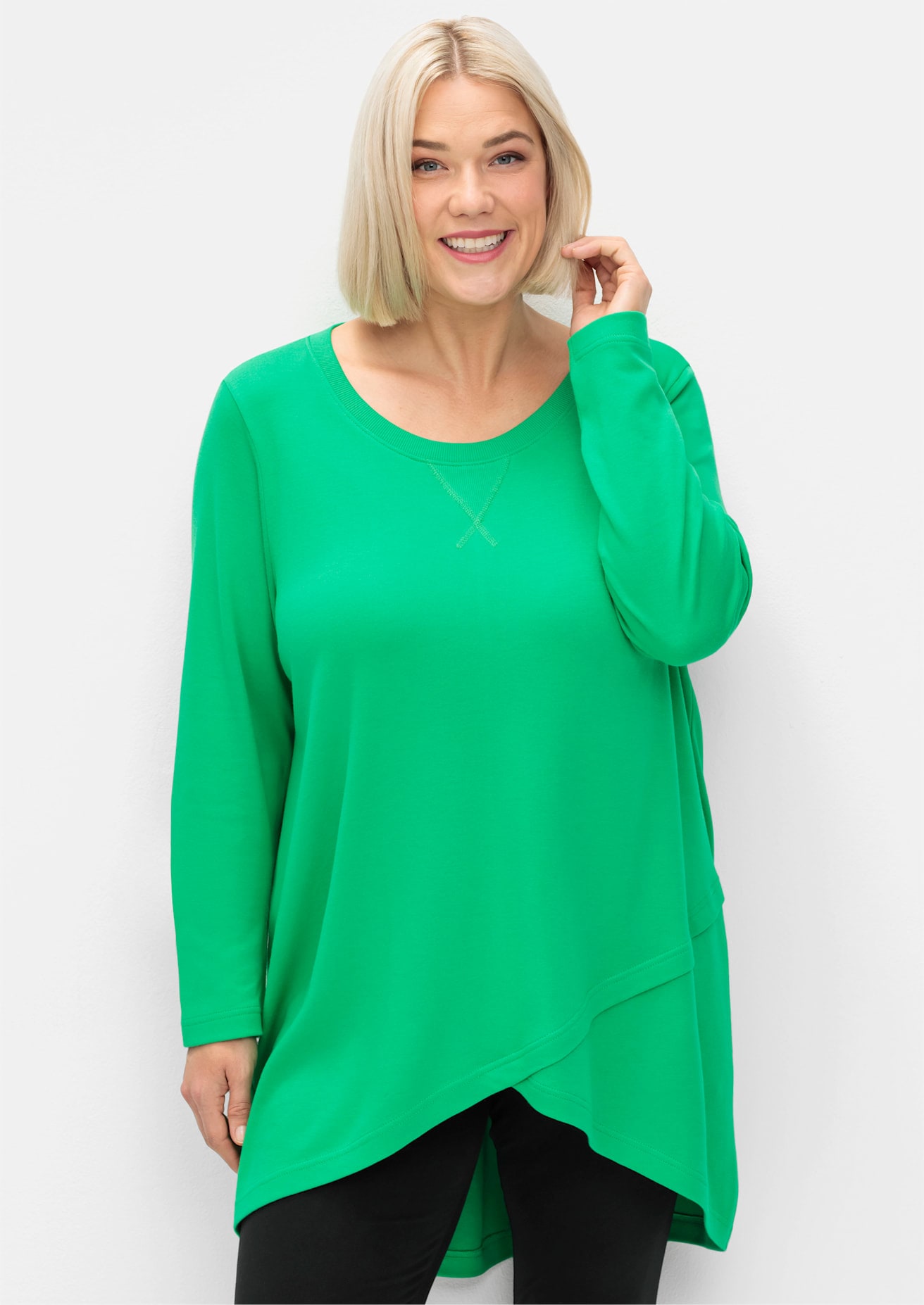 Sheego Longshirt "Longshirt", 1 Stk. günstig online kaufen