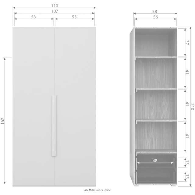 WOOOD Garderobenschrank »Rens« | BAUR