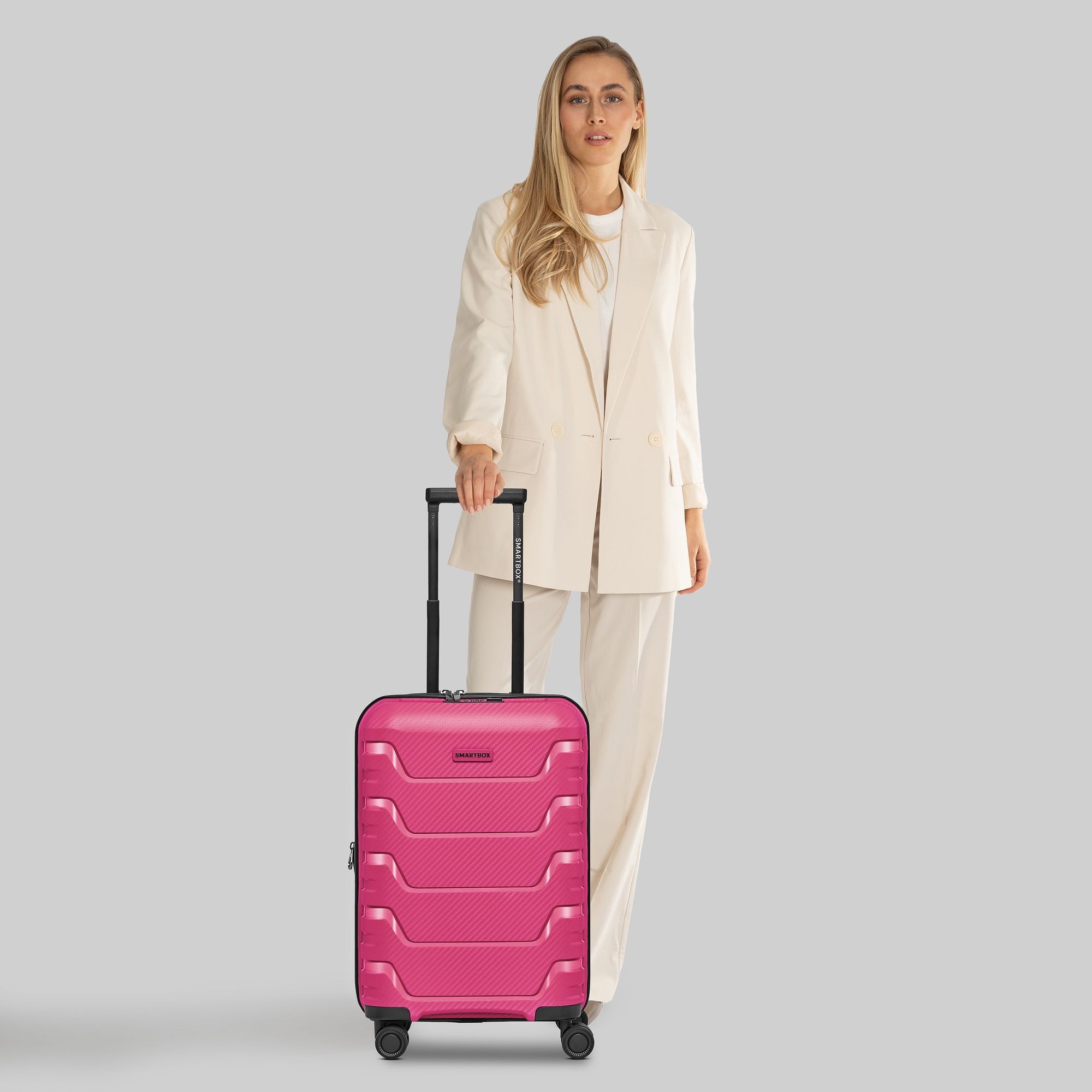 Smartbox Trolley »Edition 01 4 Rollen Kabinentrolley 55 cm mit Dehnfalte« 42 l
