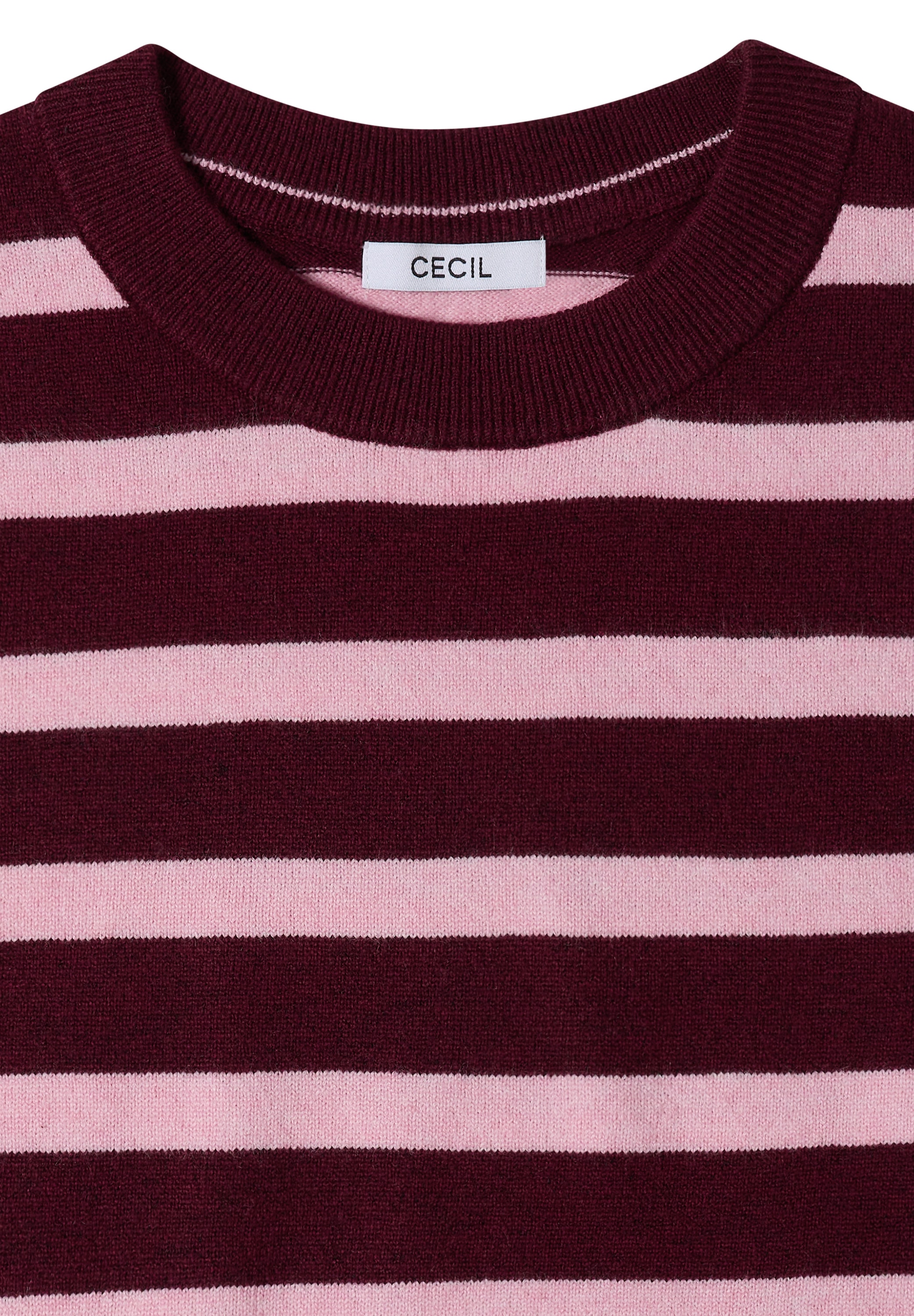 Cecil Streifenpullover aus Feinstrick