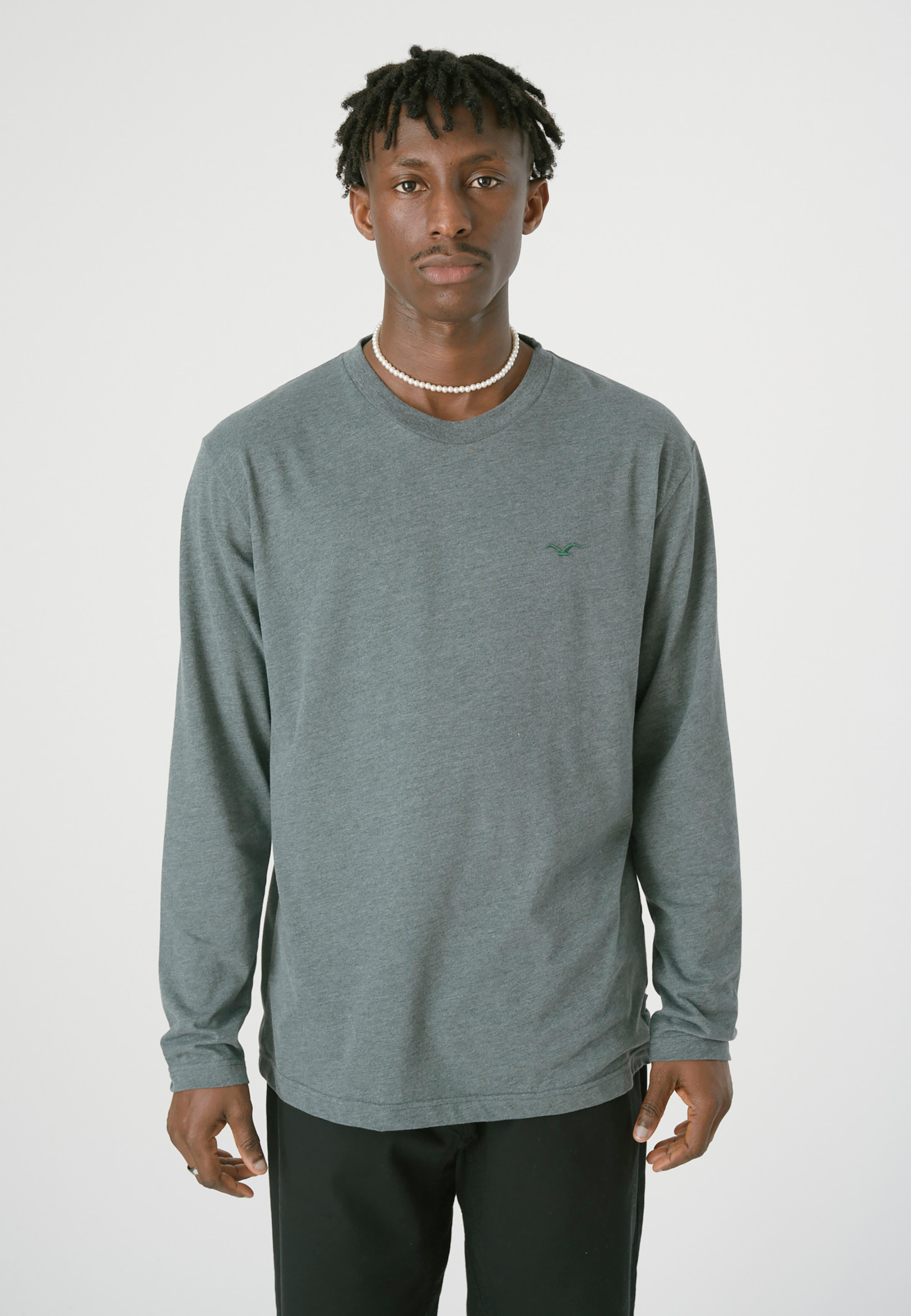 Cleptomanicx Langarmshirt "Ligull" mit lockerem Schnitt günstig online kaufen